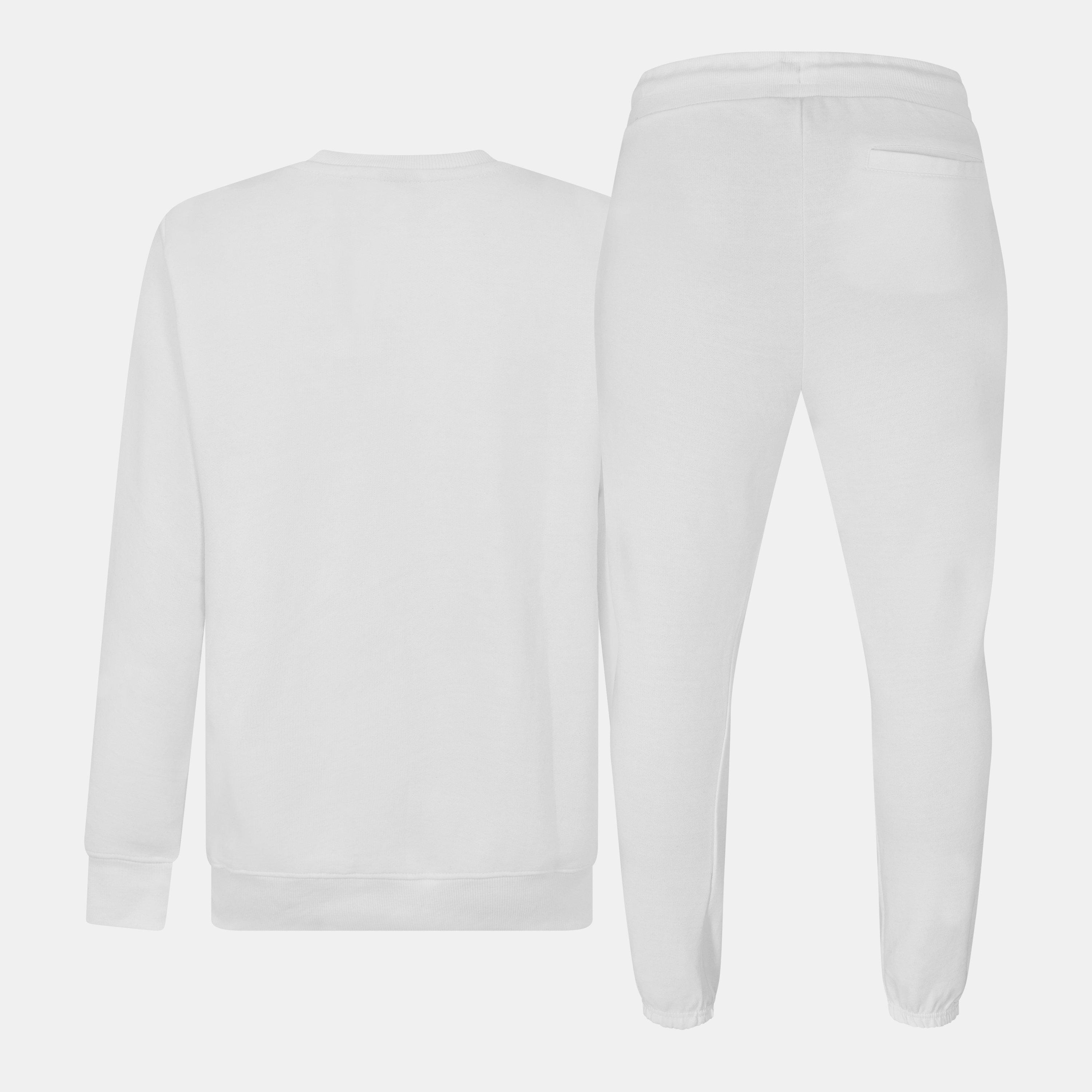 Weiß - Born Rich - BornRich Brushback Sweat Tracksuit Mens - 4