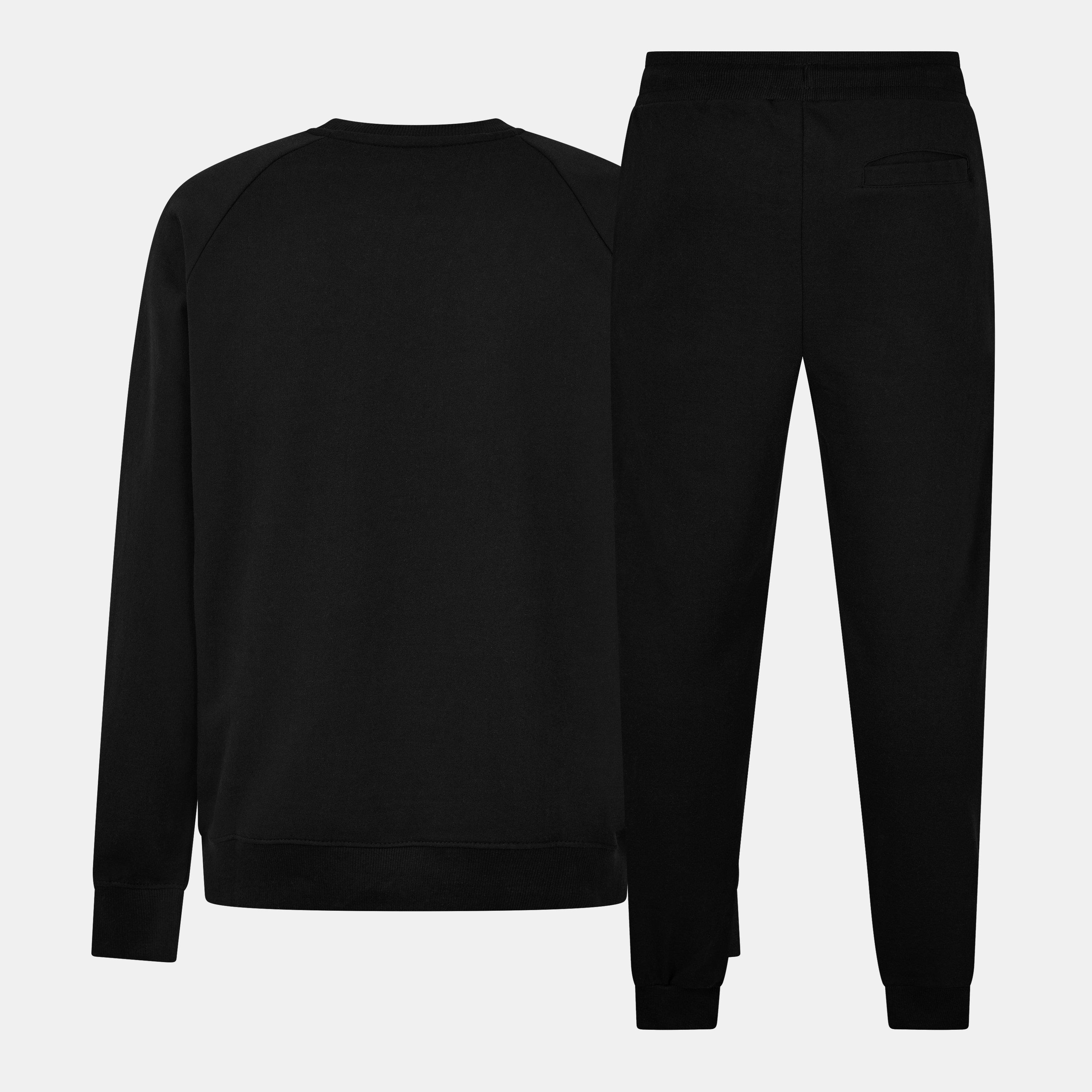 Black - Born Rich - BornRich Brushback Sweat Tracksuit Mens - 4
