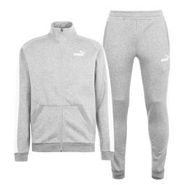Puma adidas Originals essentials hoodie in dark gray heather with small logo