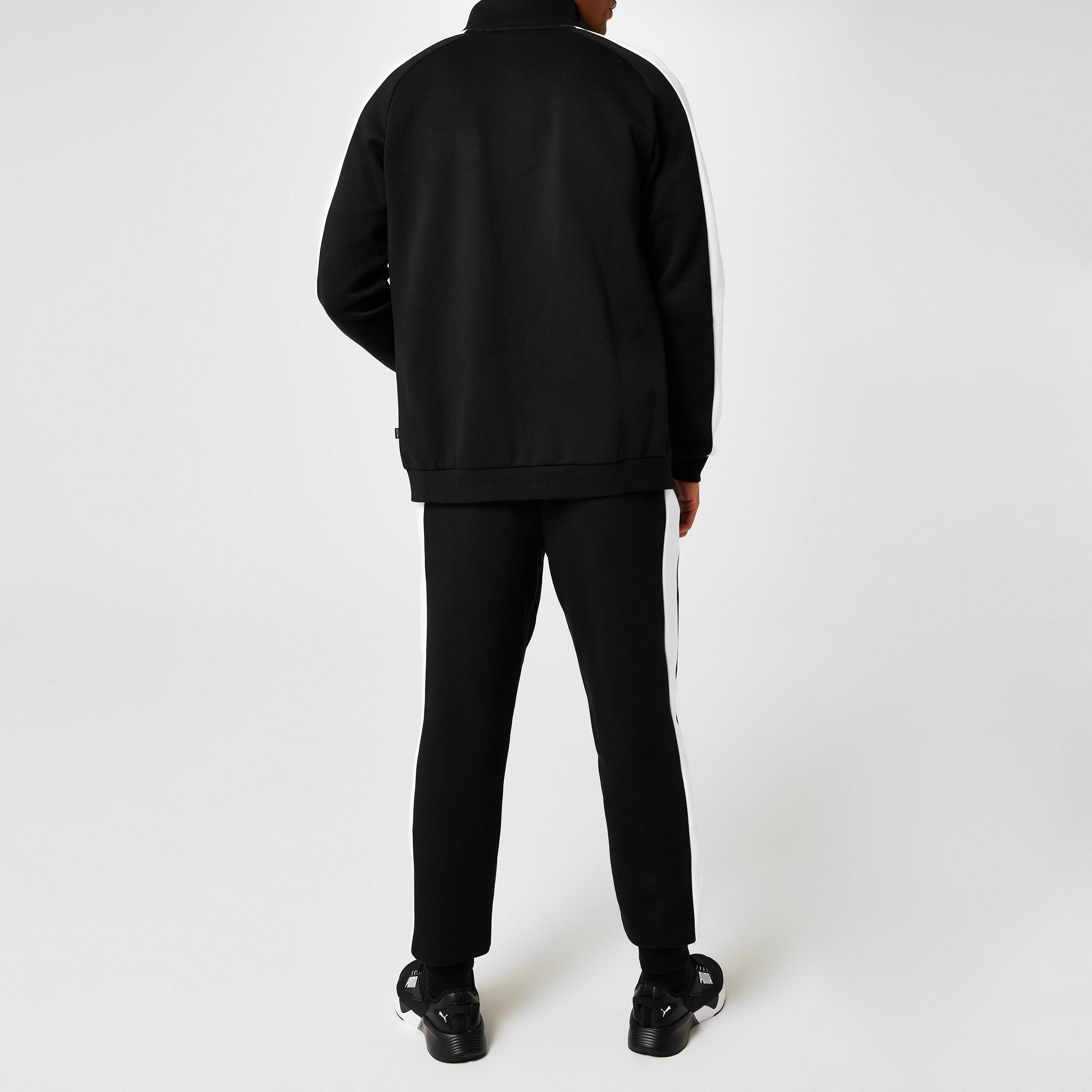 Nero/Bianco - Puma - Clean Fleece Tracksuit Mens - 8