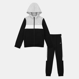 Slazenger Fleece Full Zip Tracksuit Junior
