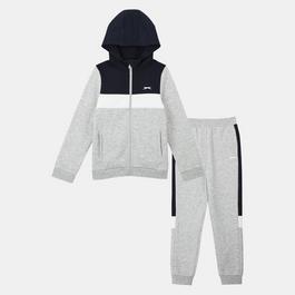 Slazenger Fleece Full Zip Tracksuit Junior