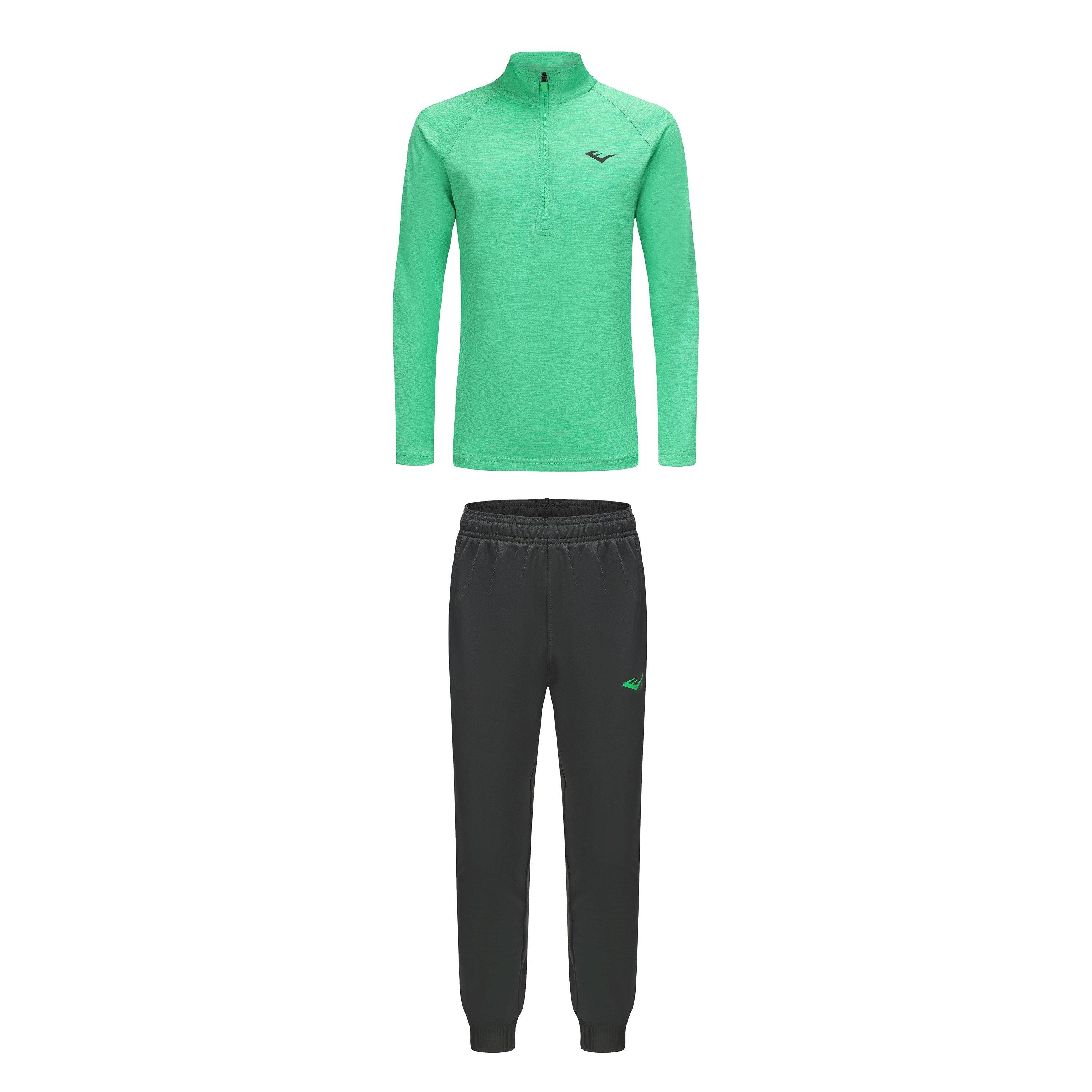 Everlast Boys Green 1/4 Z Tsuit in Size 9 - 10 Years, Sports Direct - Image 2