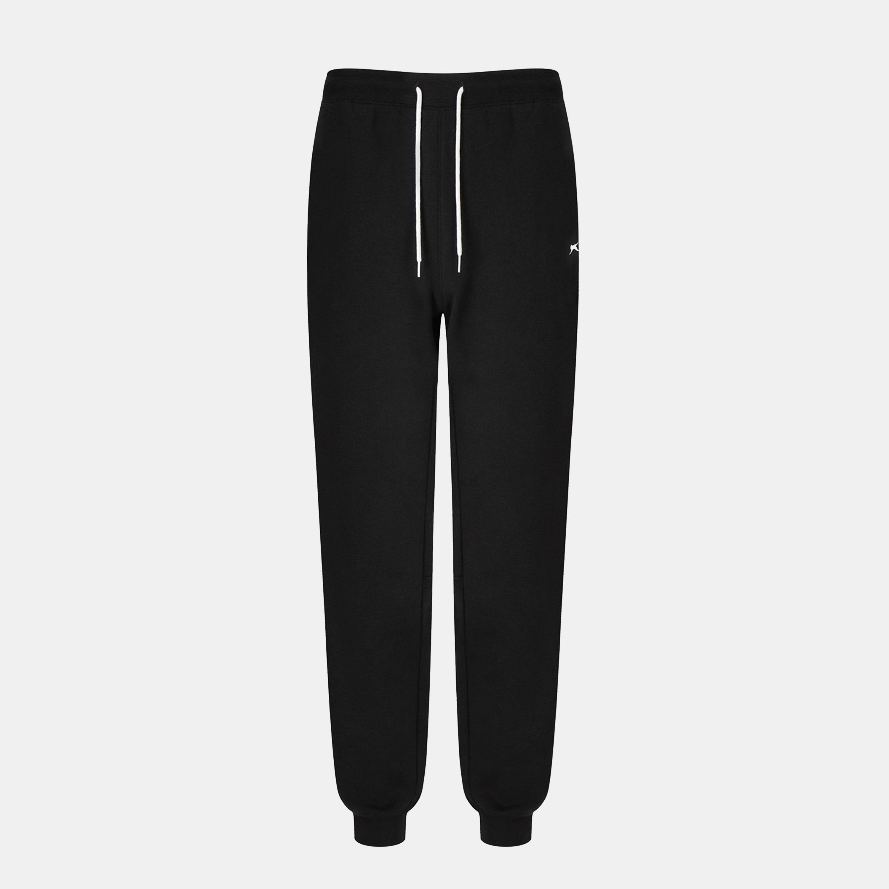 Schwarz/Grau - Slazenger - Fleece Full Zip Tracksuit Mens - 5