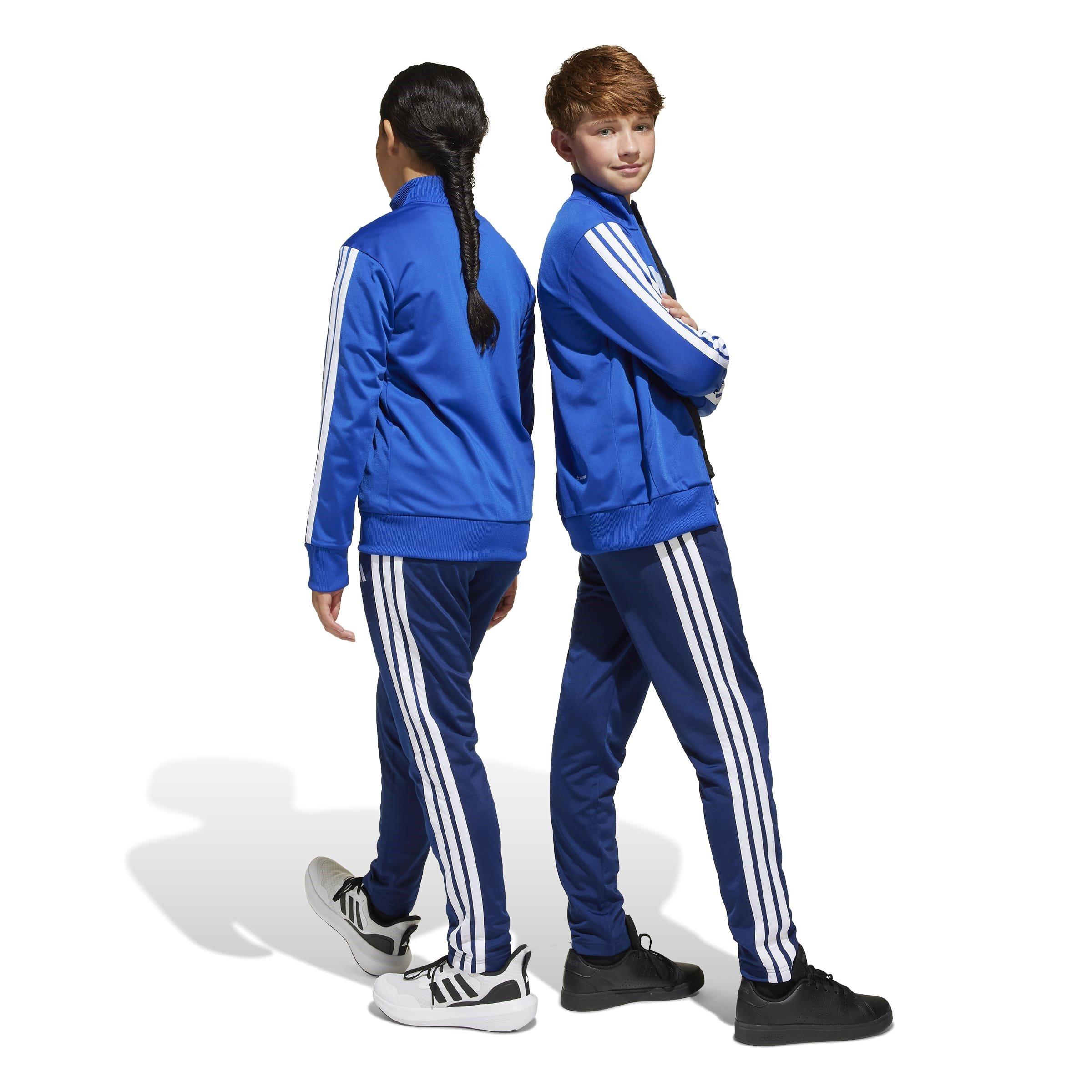 Blu/Wht/Glo Blu - adidas - Tiberio Poly Tracksuit - 3