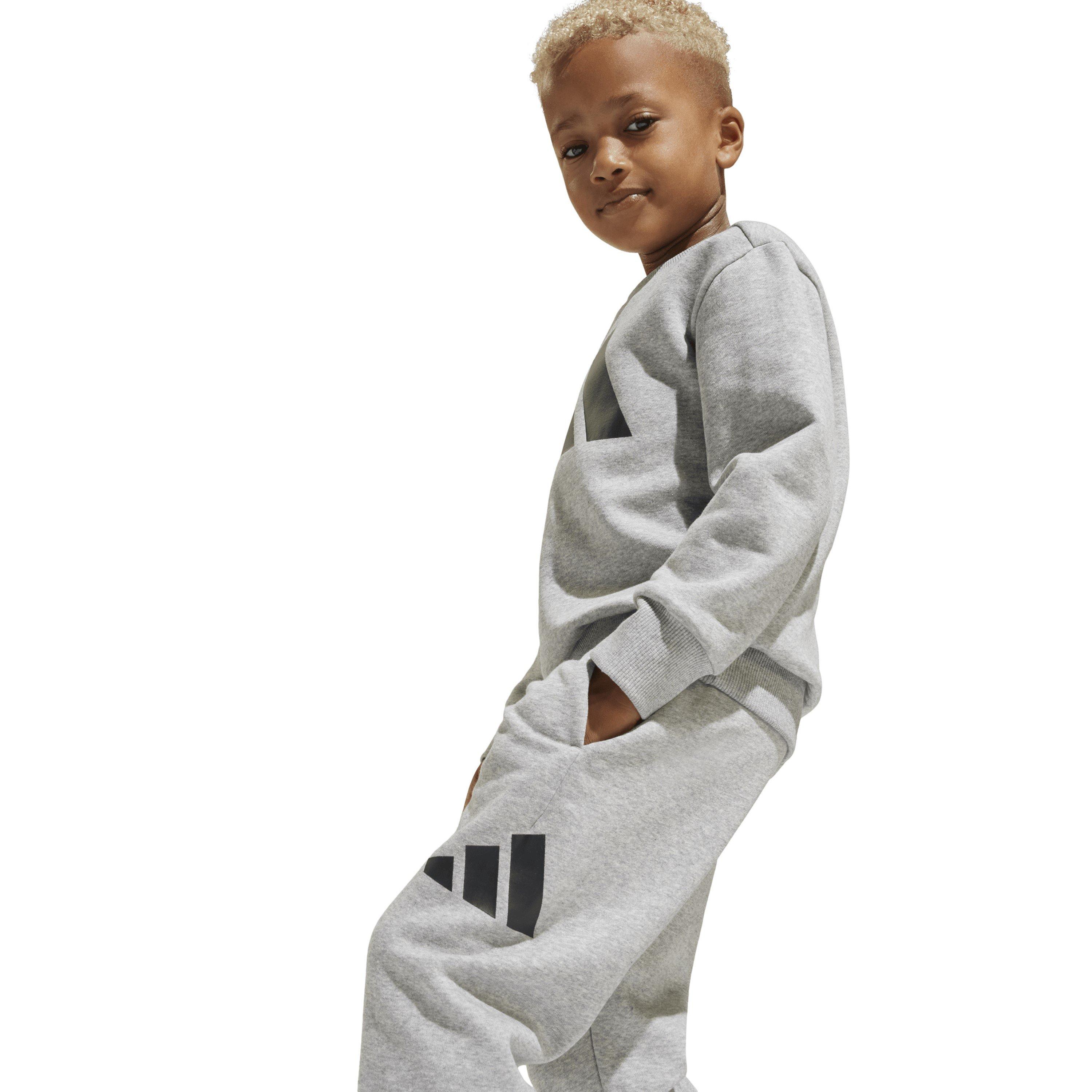 Siva Hthr/Crna - adidas - Essentials Joggers Set Juniors - 10