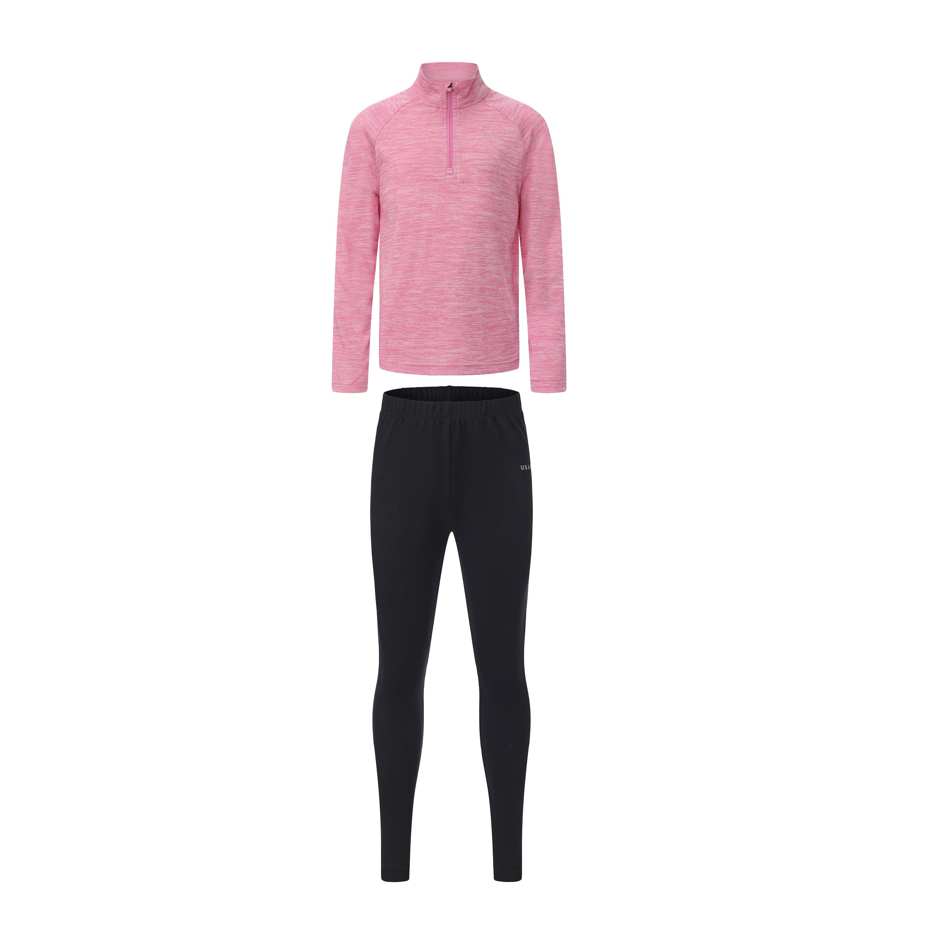 Black/Pink - USA Pro - USA Pro 1/4 Tracksuit Juniors - 1