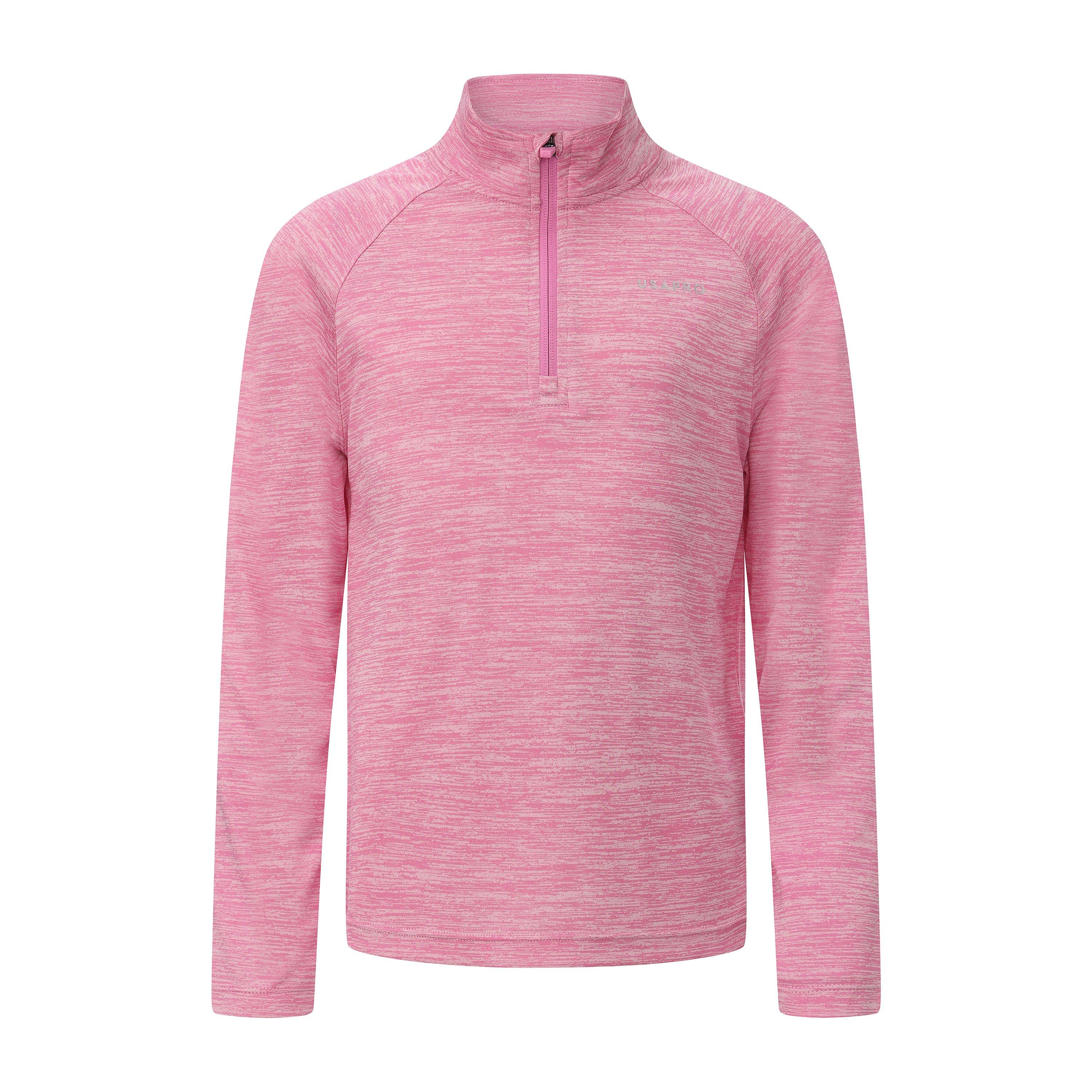 Zwart/Roze - USA Pro - USA Pro 1/4 Tracksuit Juniors - 2