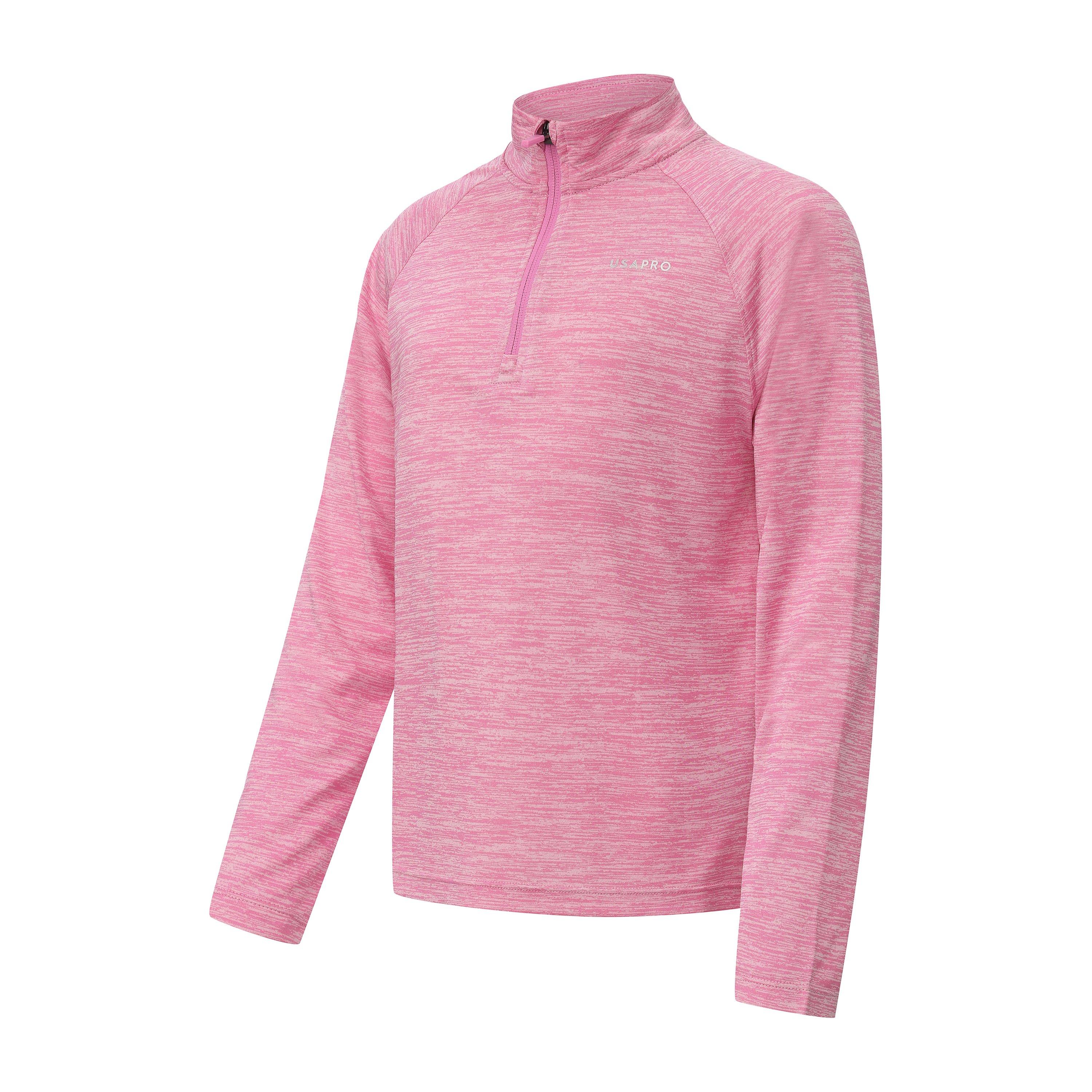 Zwart/Roze - USA Pro - USA Pro 1/4 Tracksuit Juniors - 3