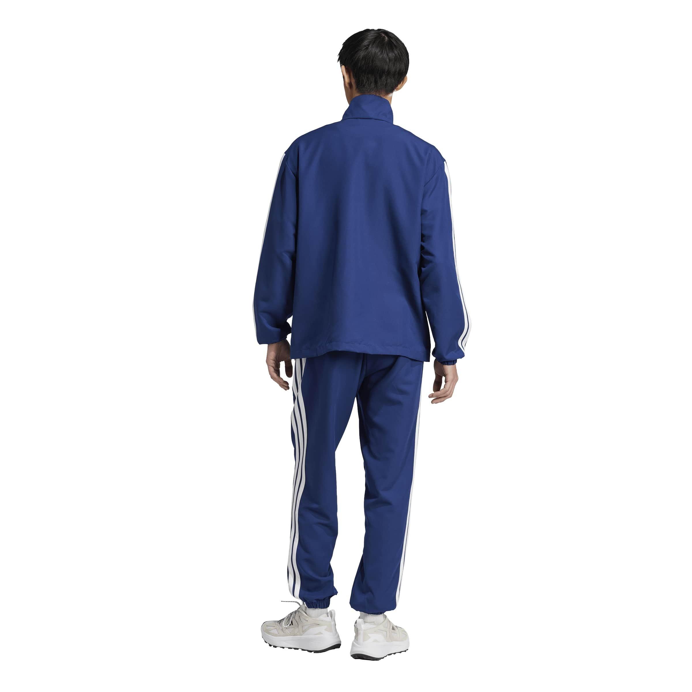 Dark Blue - adidas - Men's Woven Tracksuit - 3