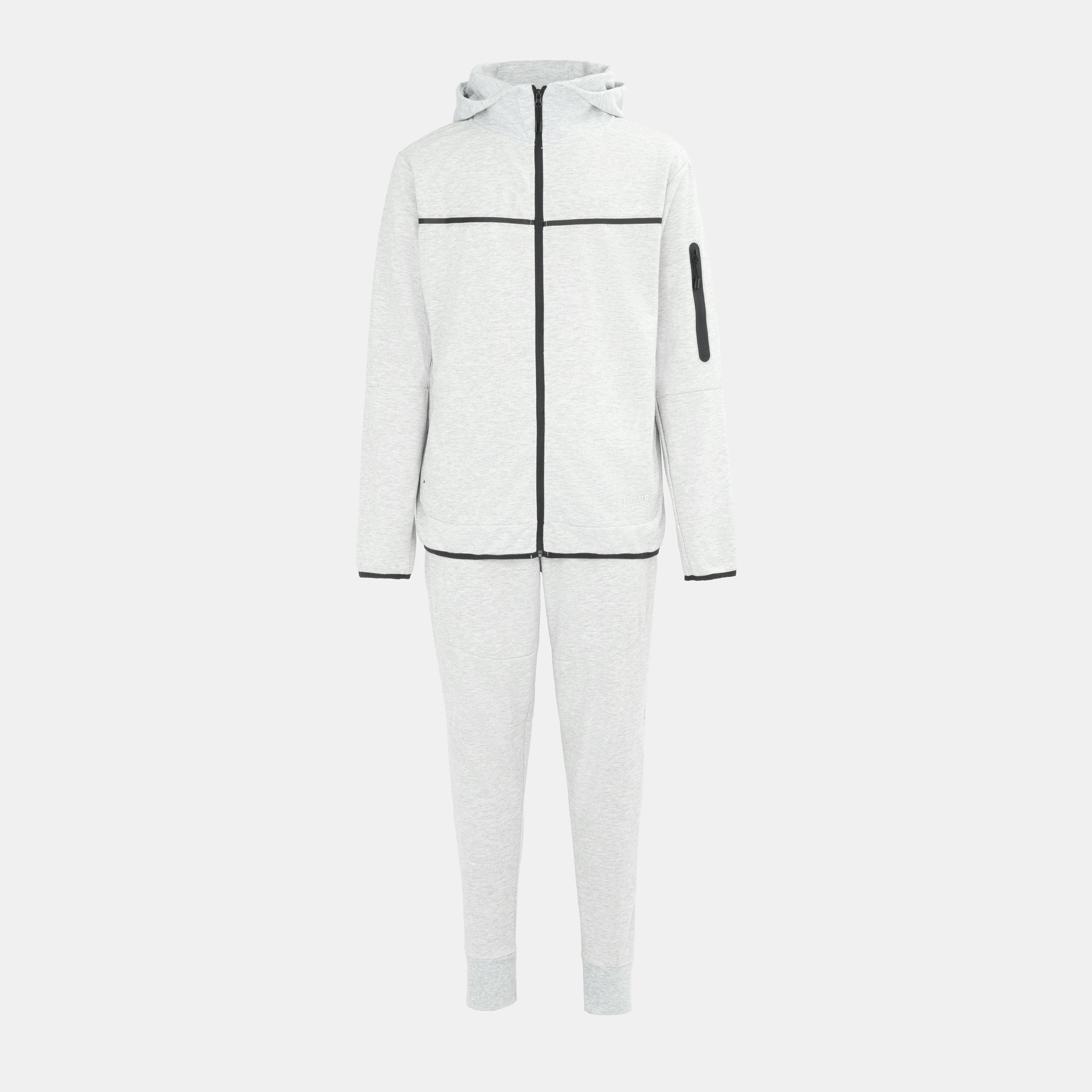 Lonsdale Men's Track Suit - Light Grey - S