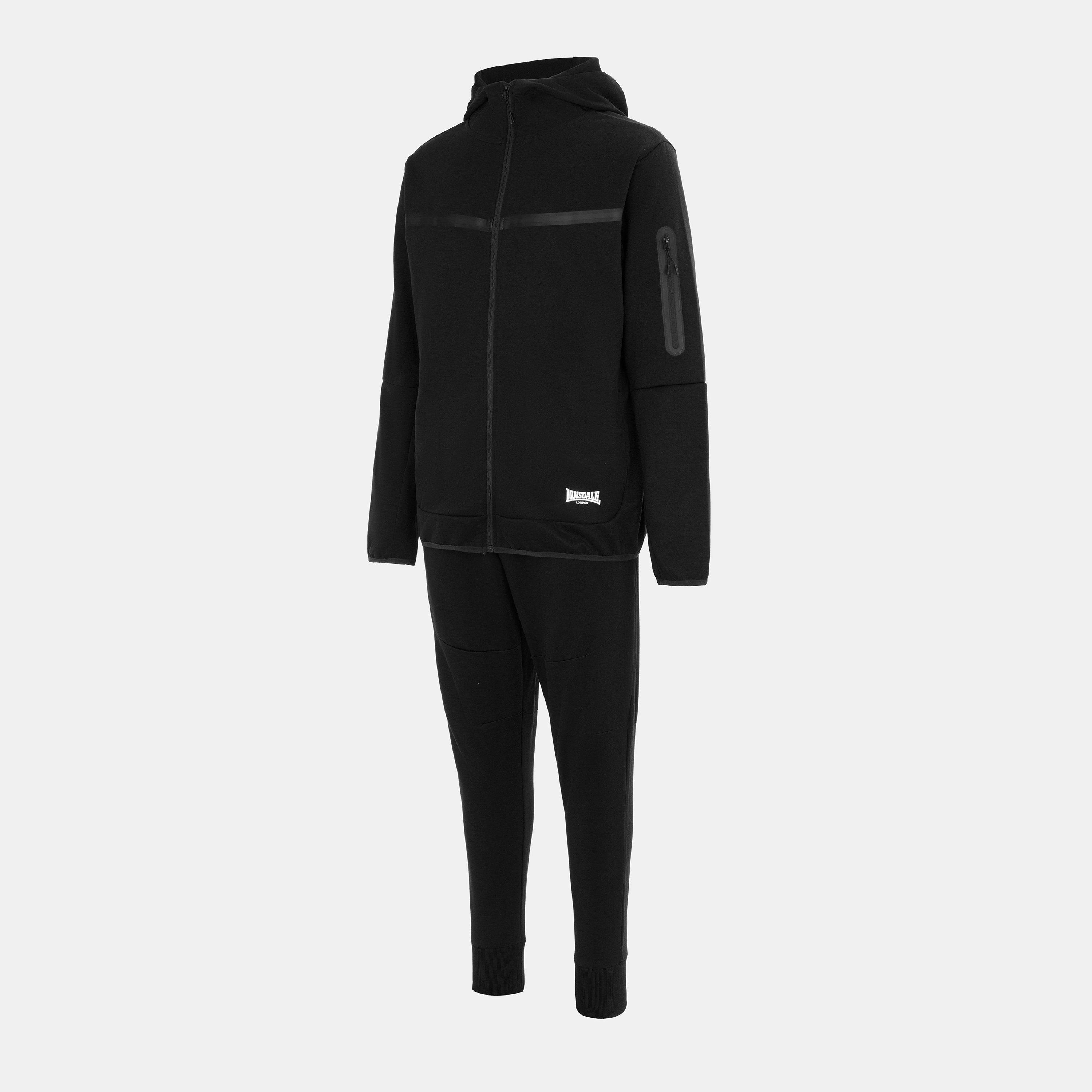 Black - Lonsdale - Track Suit Mens - 3