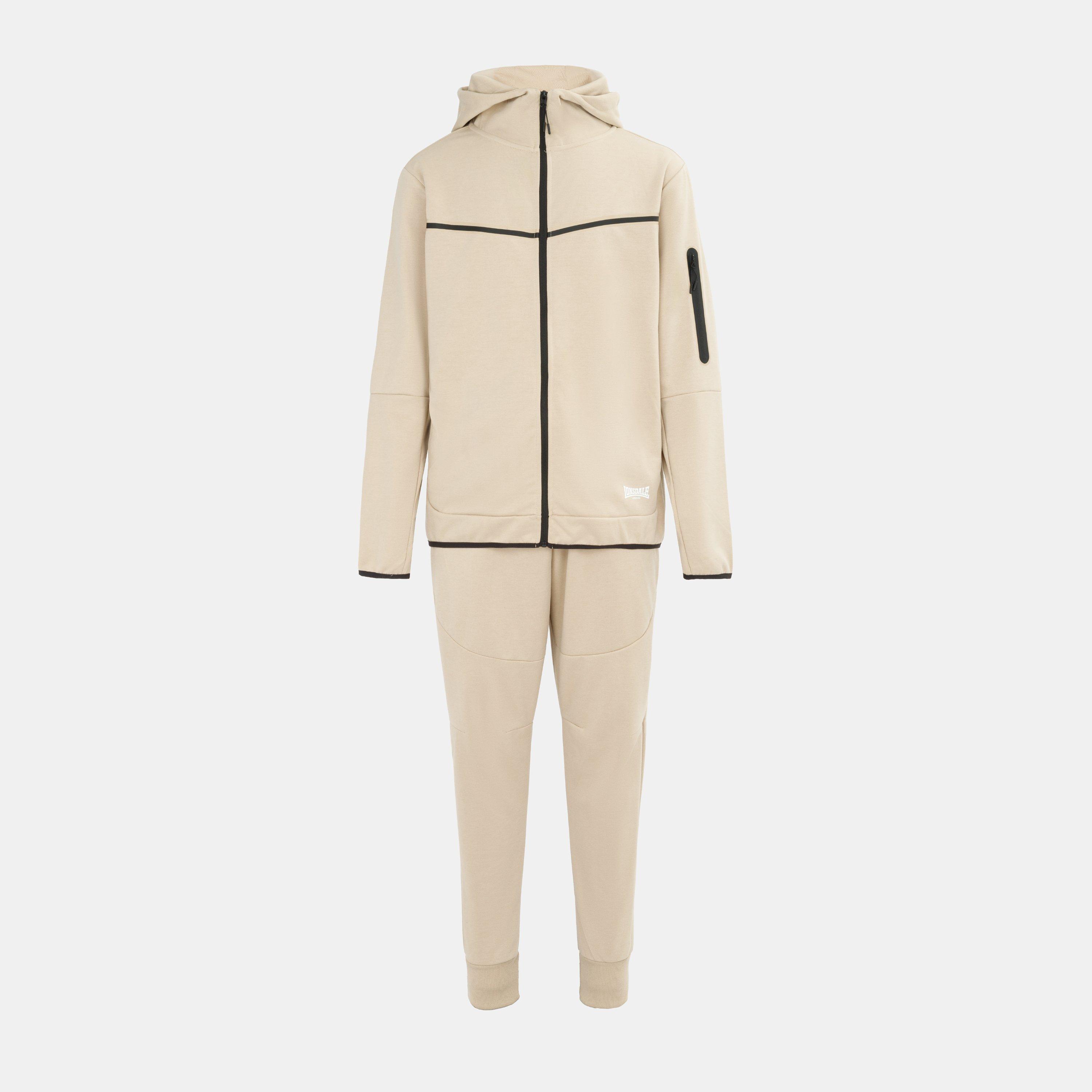Lonsdale Men's Track Suit - Khaki - XS
