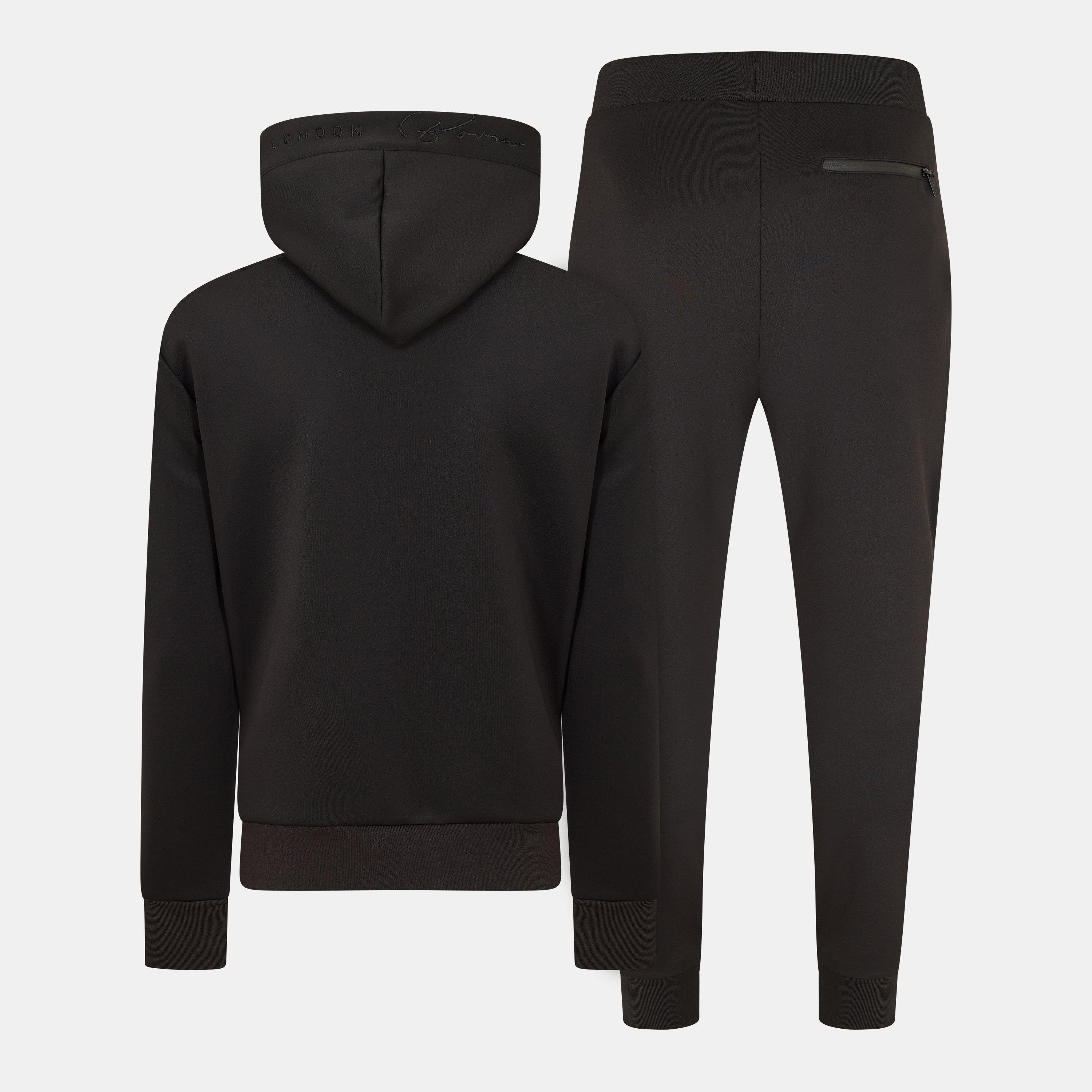 Black - Born Rich - Agosto Tricot Tracksuit Ppx18 Mens - 2