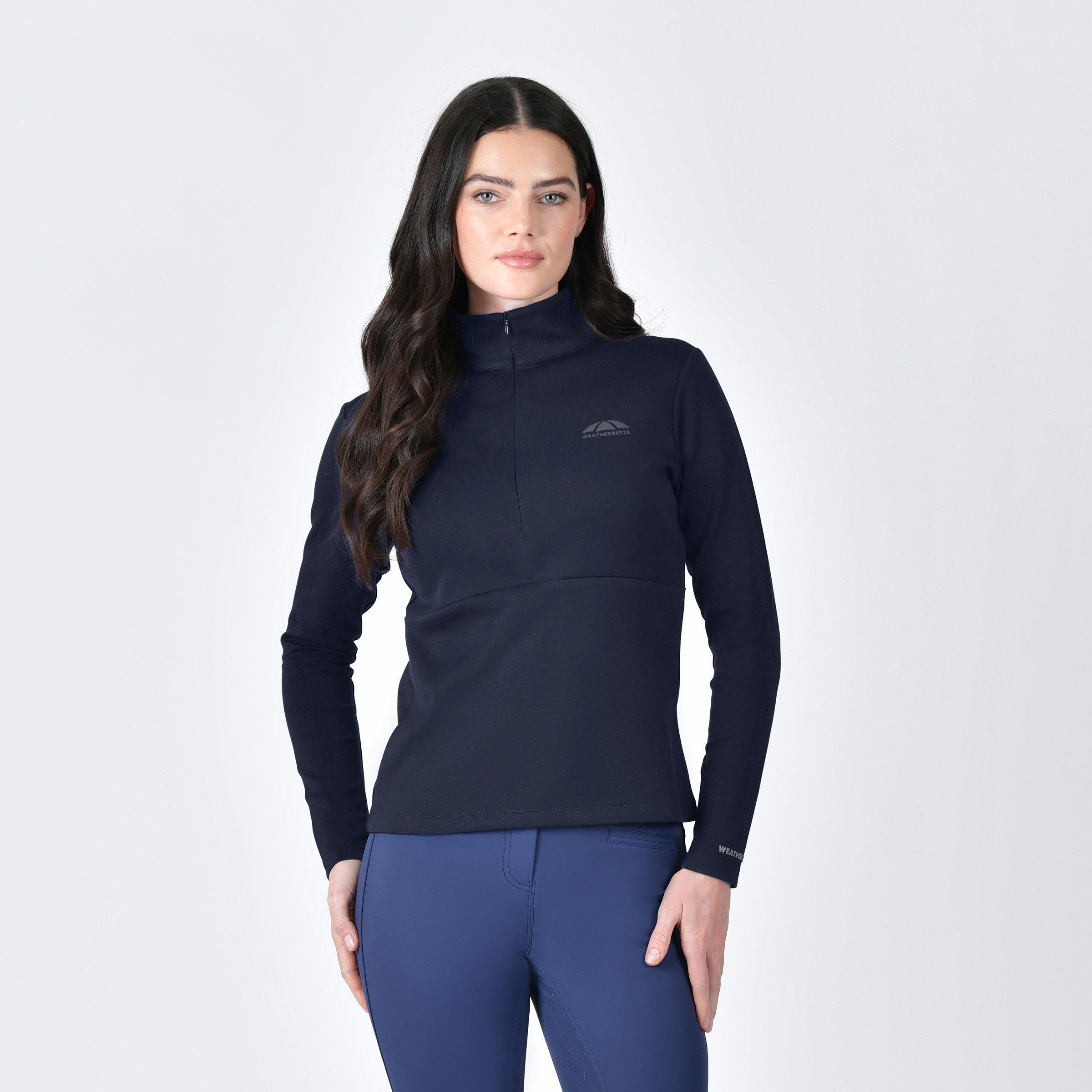 Navy - Weatherbeeta - Weatherbeeta Copper 1/2 Zip Long Sleeve Mid Layer - 2