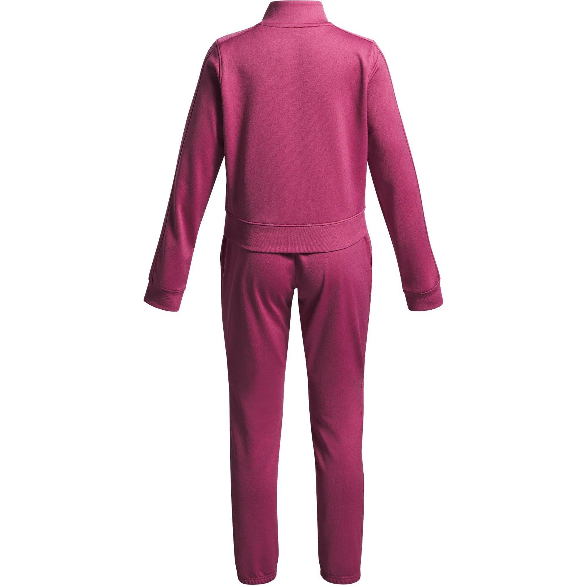 Red - Under Armour - Kids' Icon Knitted Cropped Full Tracksuit - 2