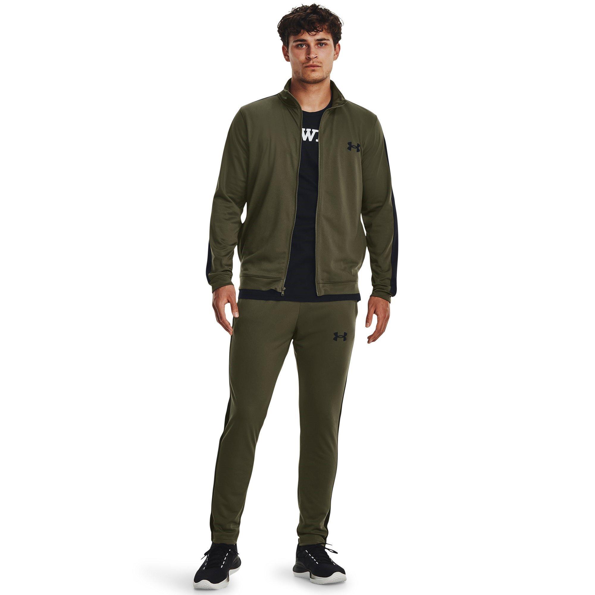 Green/Black - Under Armour - Knit Tracksuit Mens - 3