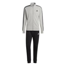 adidas Basic 3 Stripes French Terry Tracksuit Mens