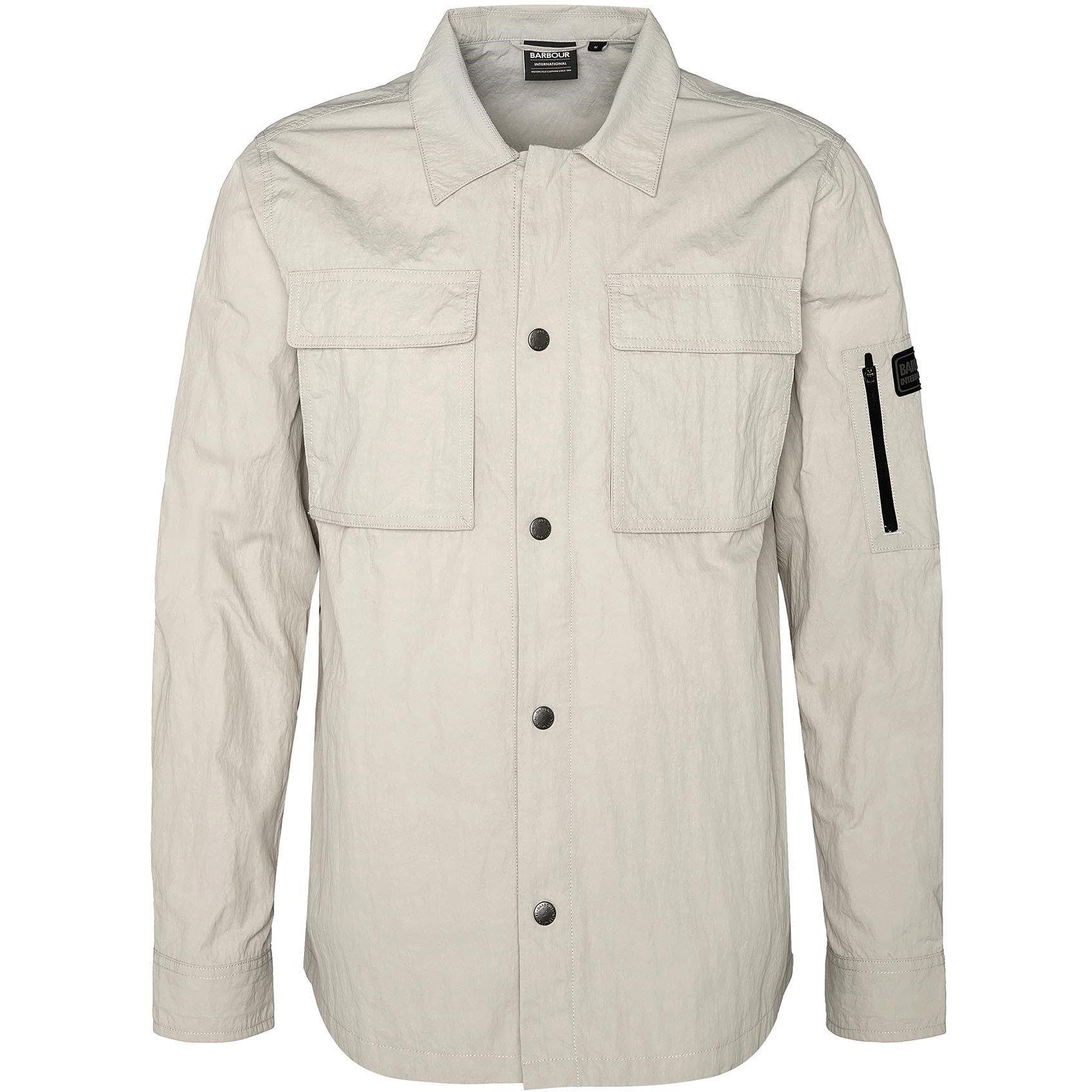 Mist GY18 - Barbour International - Shutter Overshirt - 1