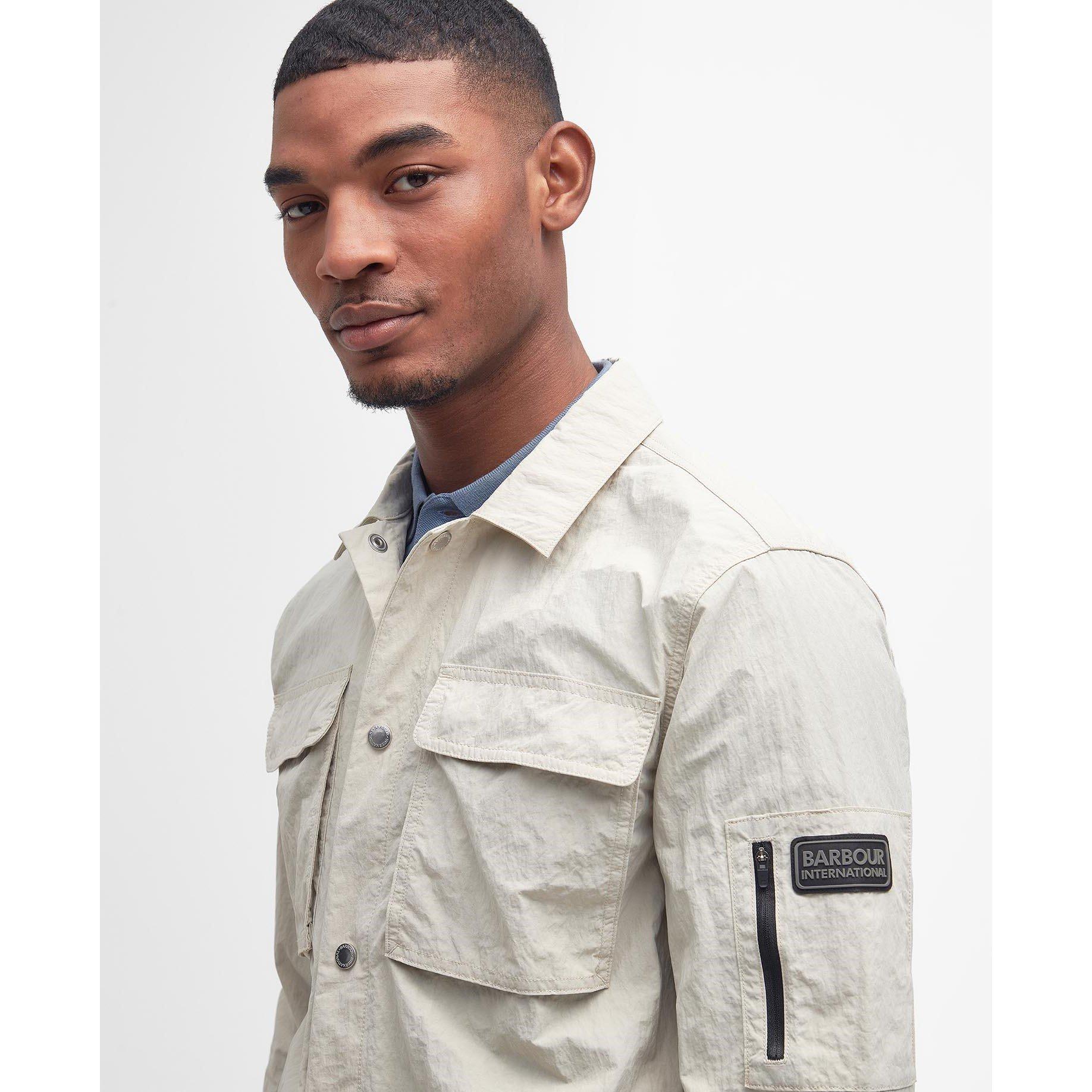 Mist GY18 - Barbour International - Shutter Overshirt - 4