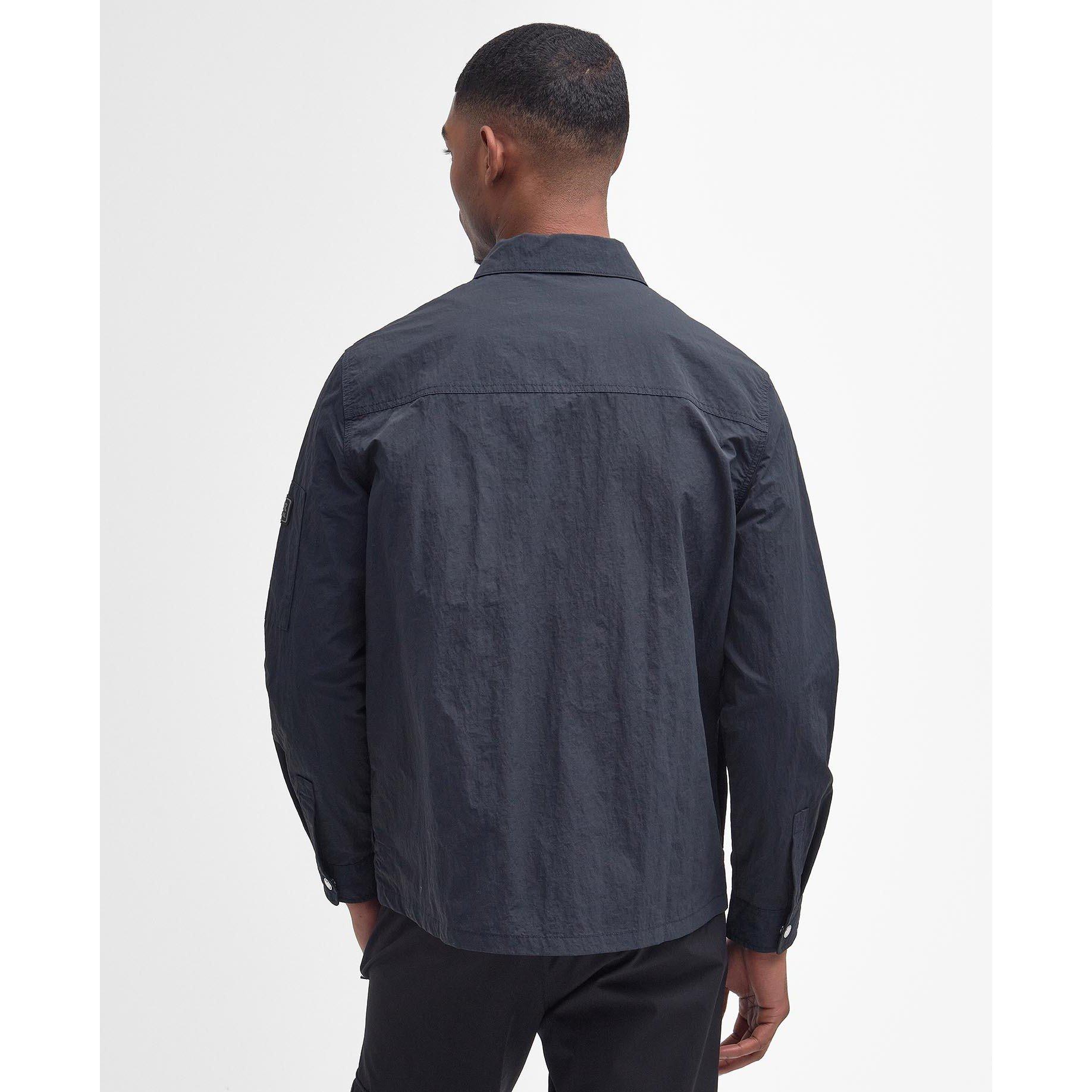 Navy NY91 - Barbour International - Men's Shutter Lightweight Overshirt - 3