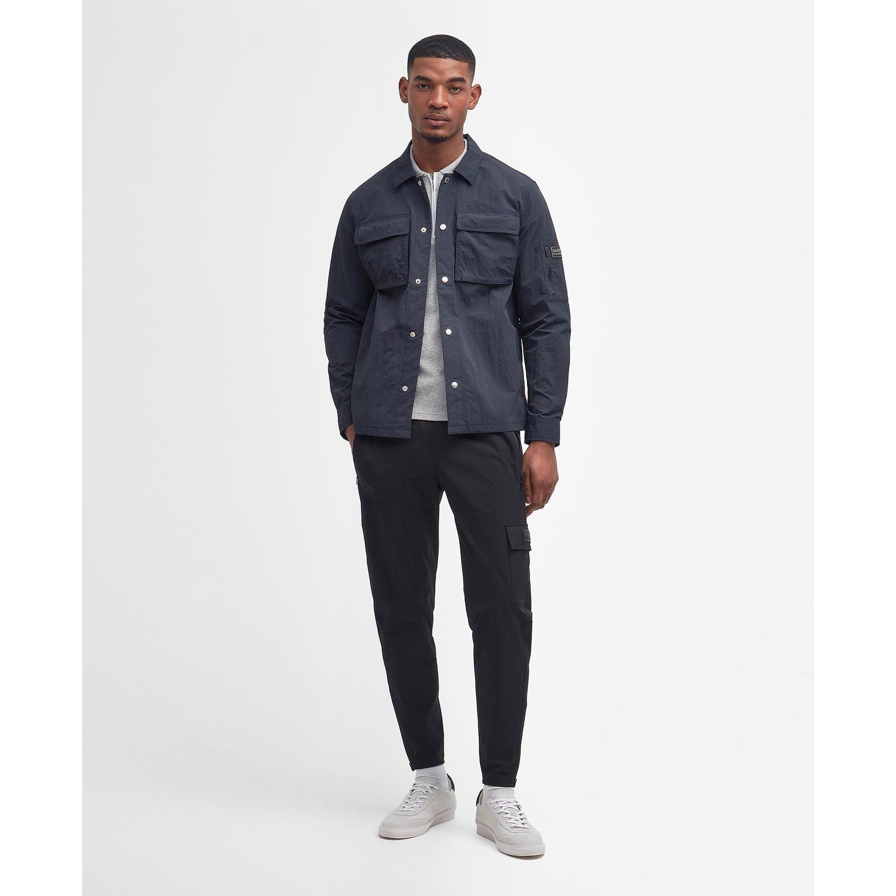 Navy NY91 - Barbour International - Men's Shutter Lightweight Overshirt - 5
