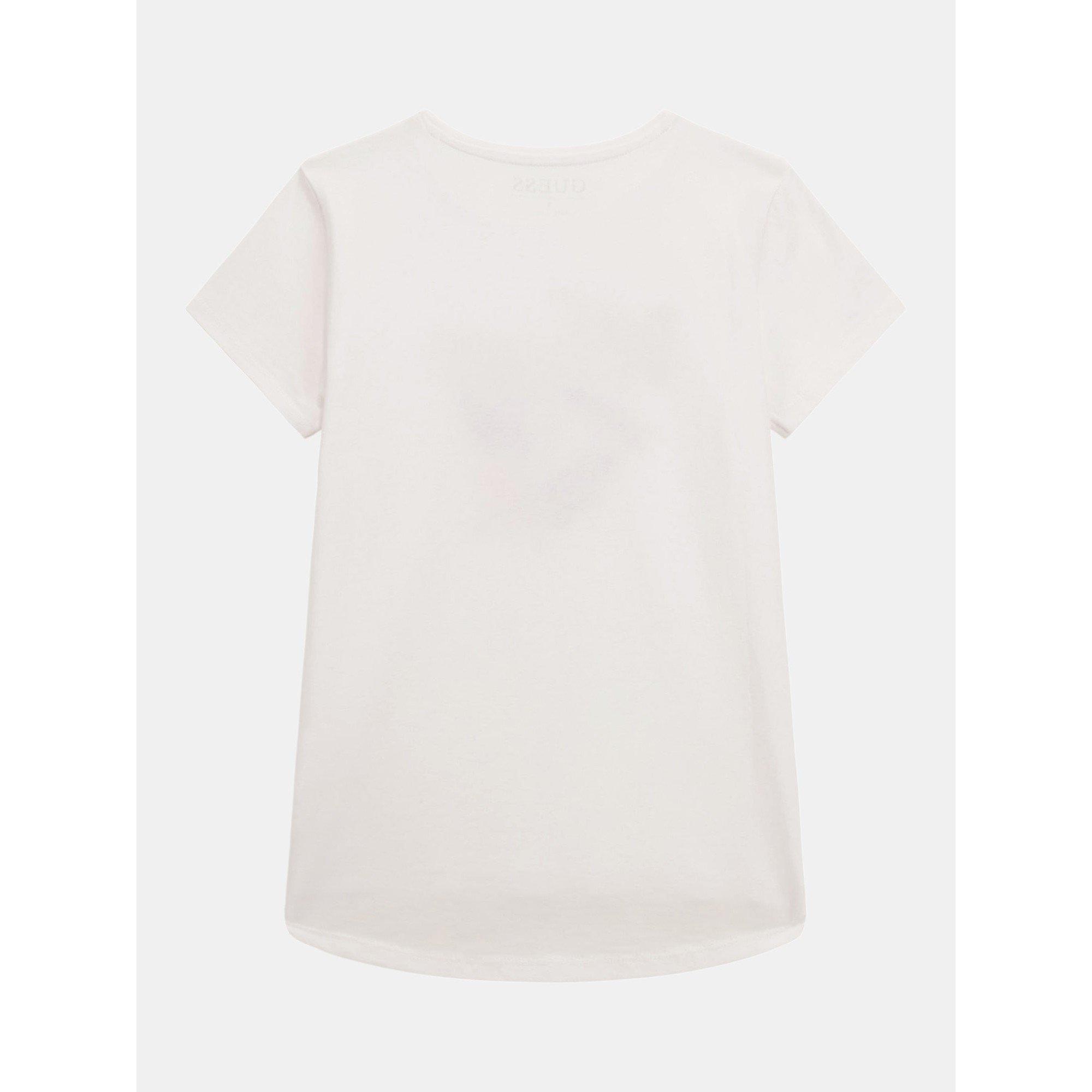 Pure Wht G011 - Guess - Kids' Short-Sleeve Graphic T-Shirt - 2