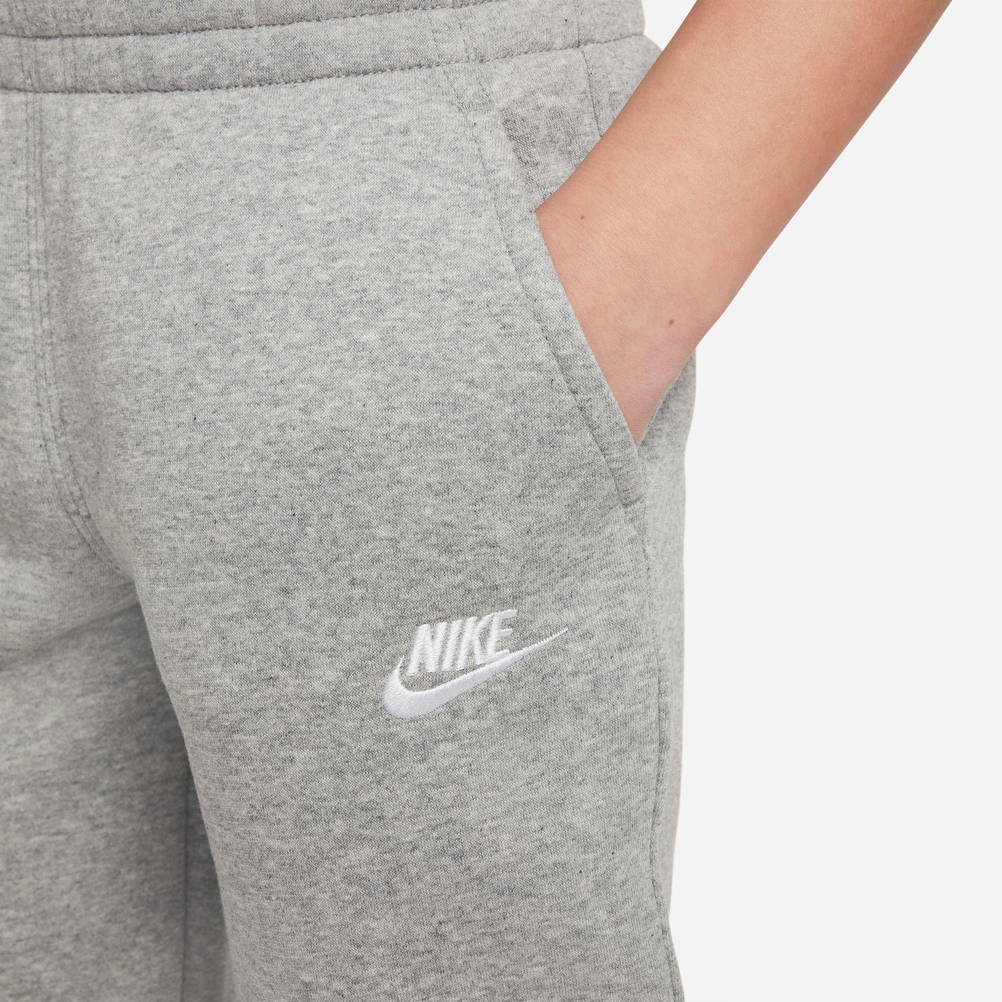 Grey/White - Nike - Fleece Tracksuit Junior Boys - 13