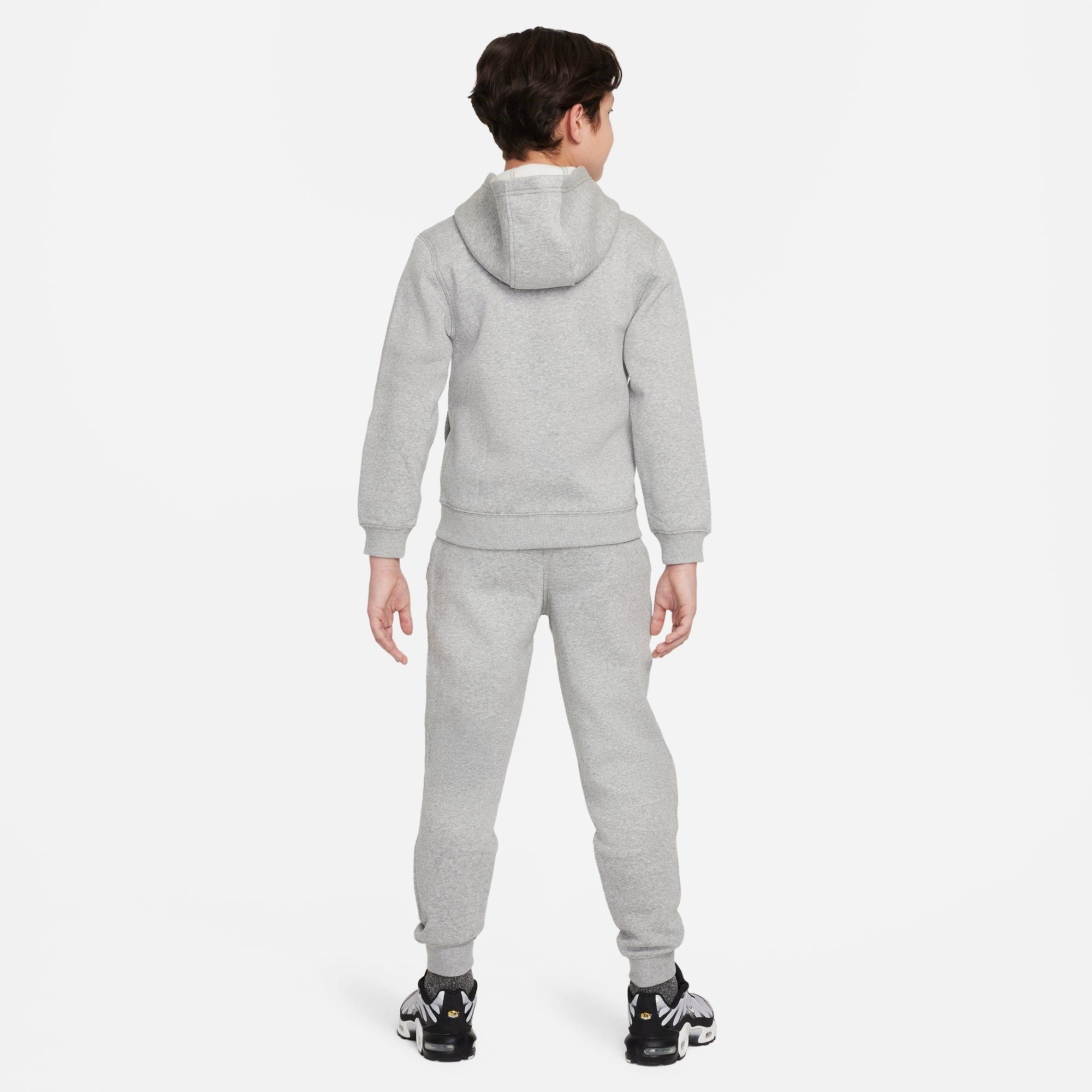 Grey/White - Nike - Fleece Tracksuit Junior Boys - 6