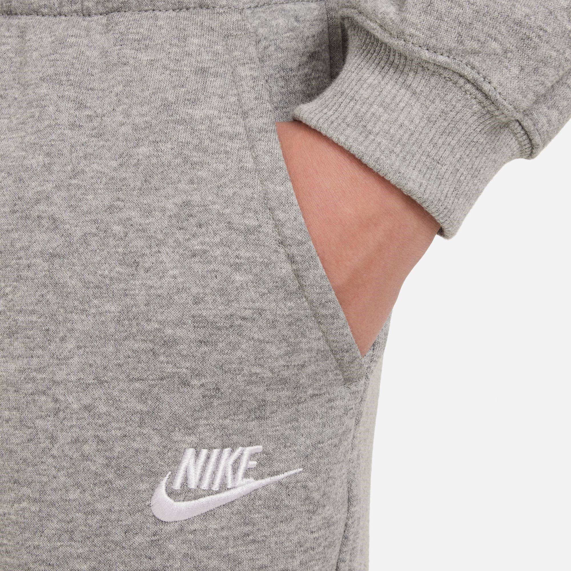 Grey/White - Nike - Fleece Tracksuit Junior Boys - 10