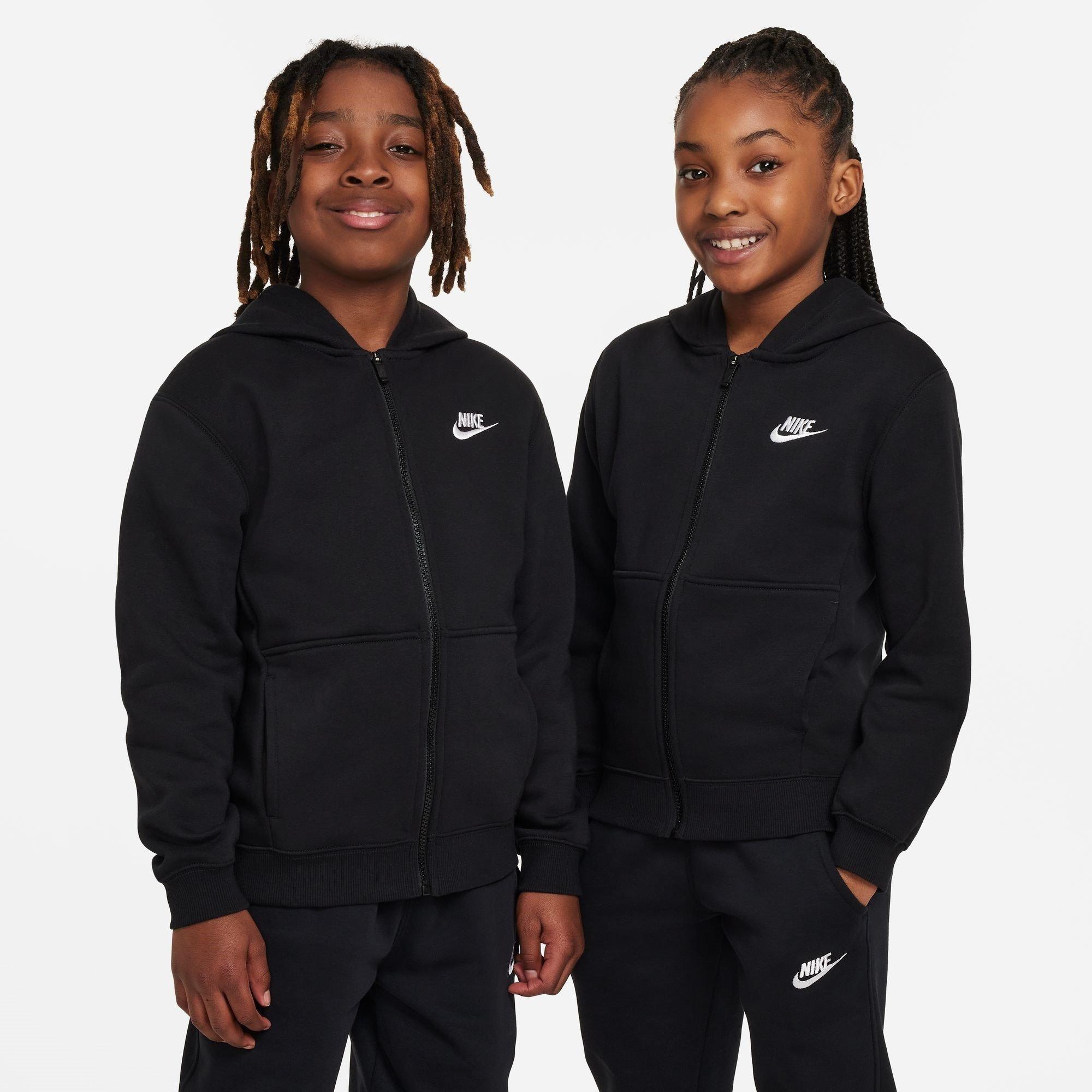Schwarz/Weiß - Nike - Fleece Tracksuit Junior Boys - 5