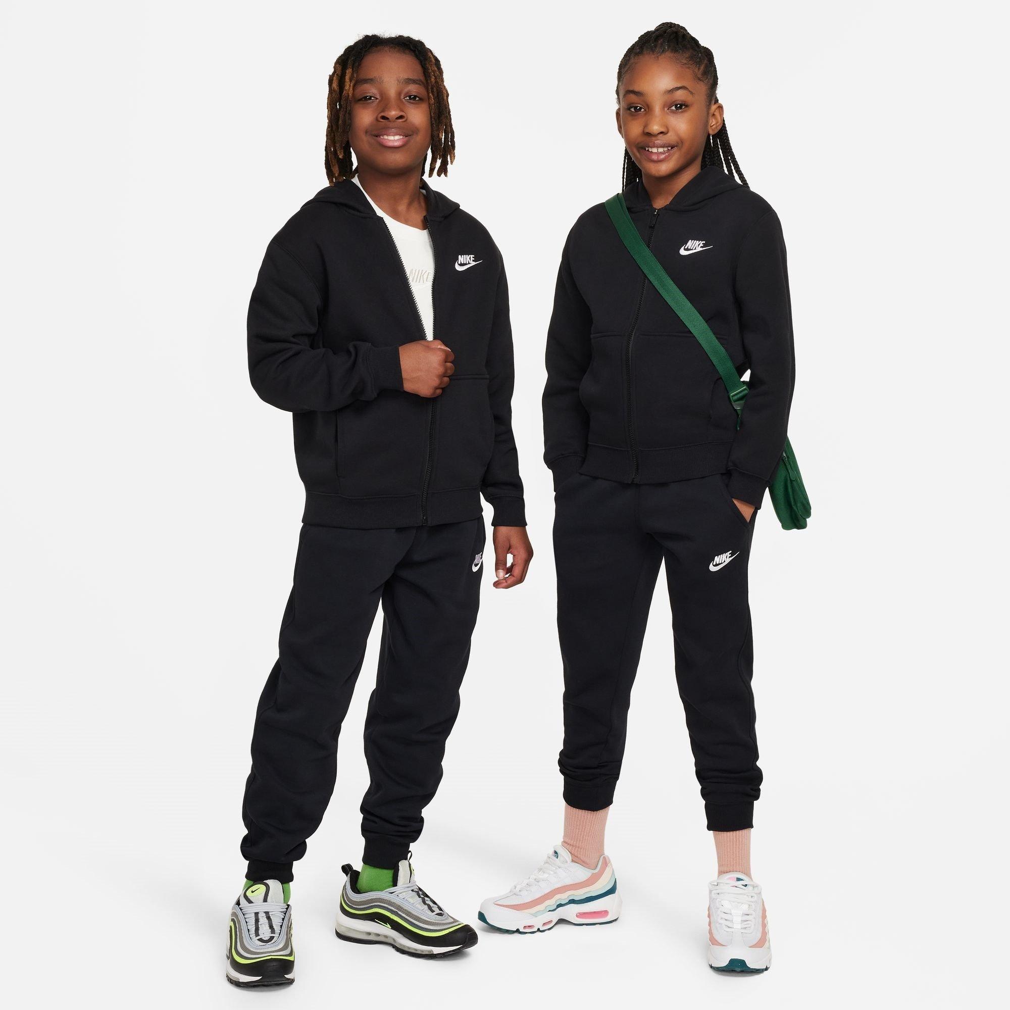 Schwarz/Weiß - Nike - Fleece Tracksuit Junior Boys - 6