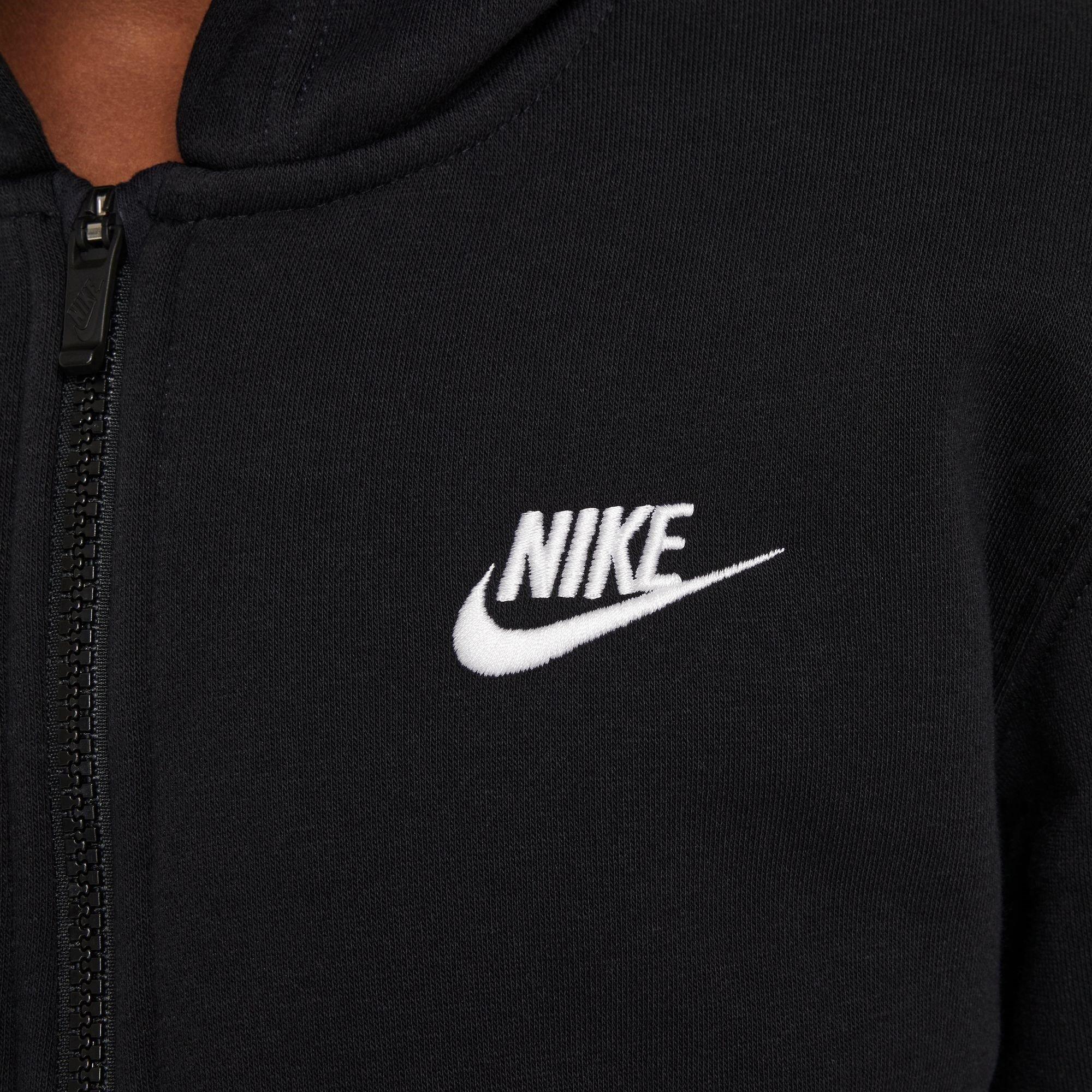 Schwarz/Weiß - Nike - Fleece Tracksuit Junior Boys - 8