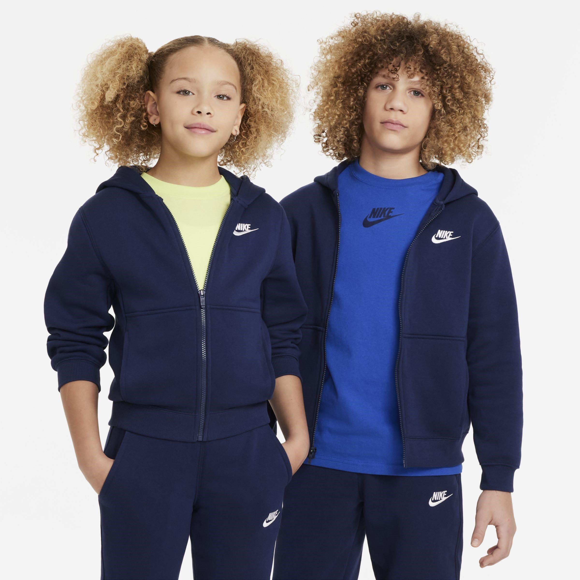 Navy - Nike - Fleece Tracksuit Junior Boys - 3