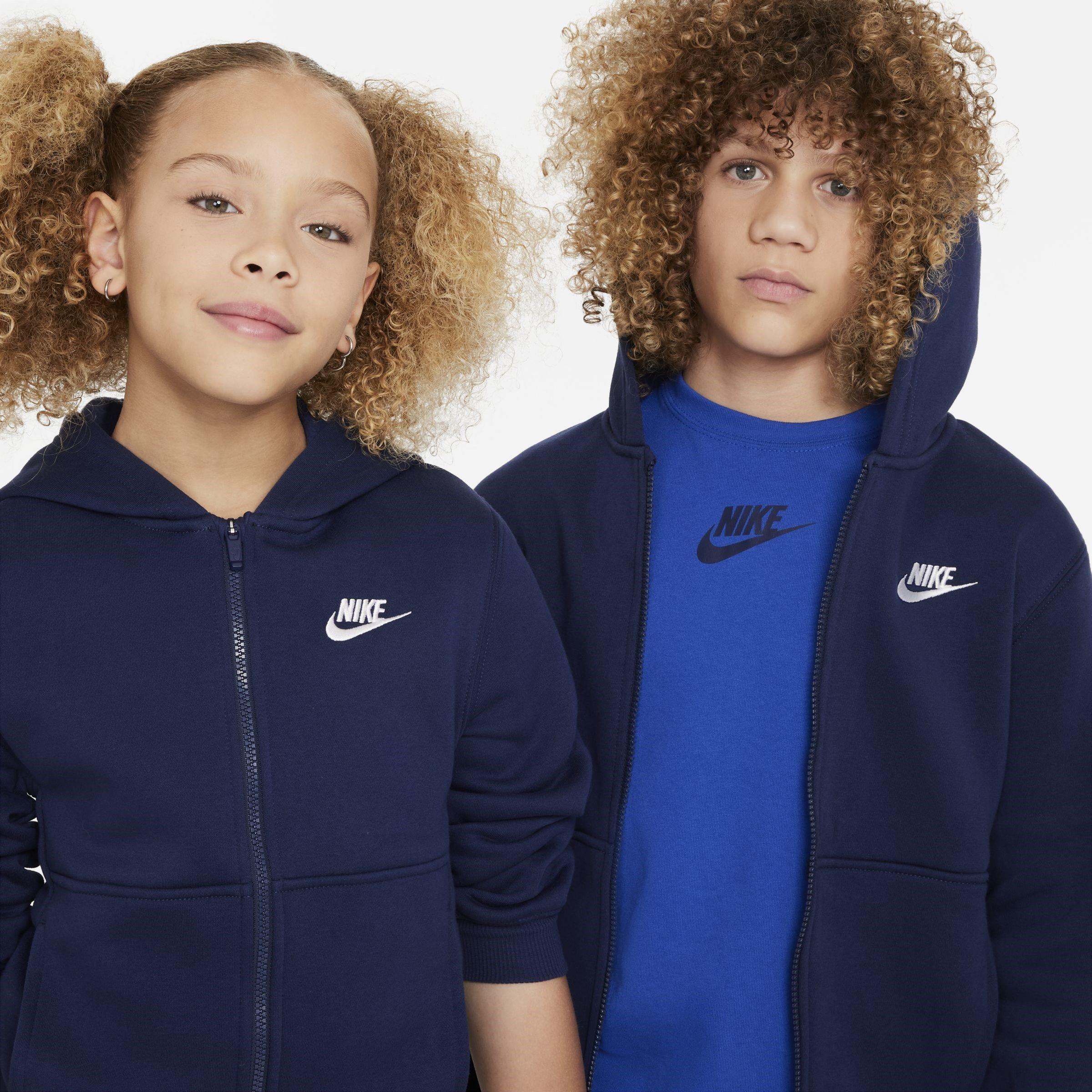 Navy - Nike - Fleece Tracksuit Junior Boys - 4
