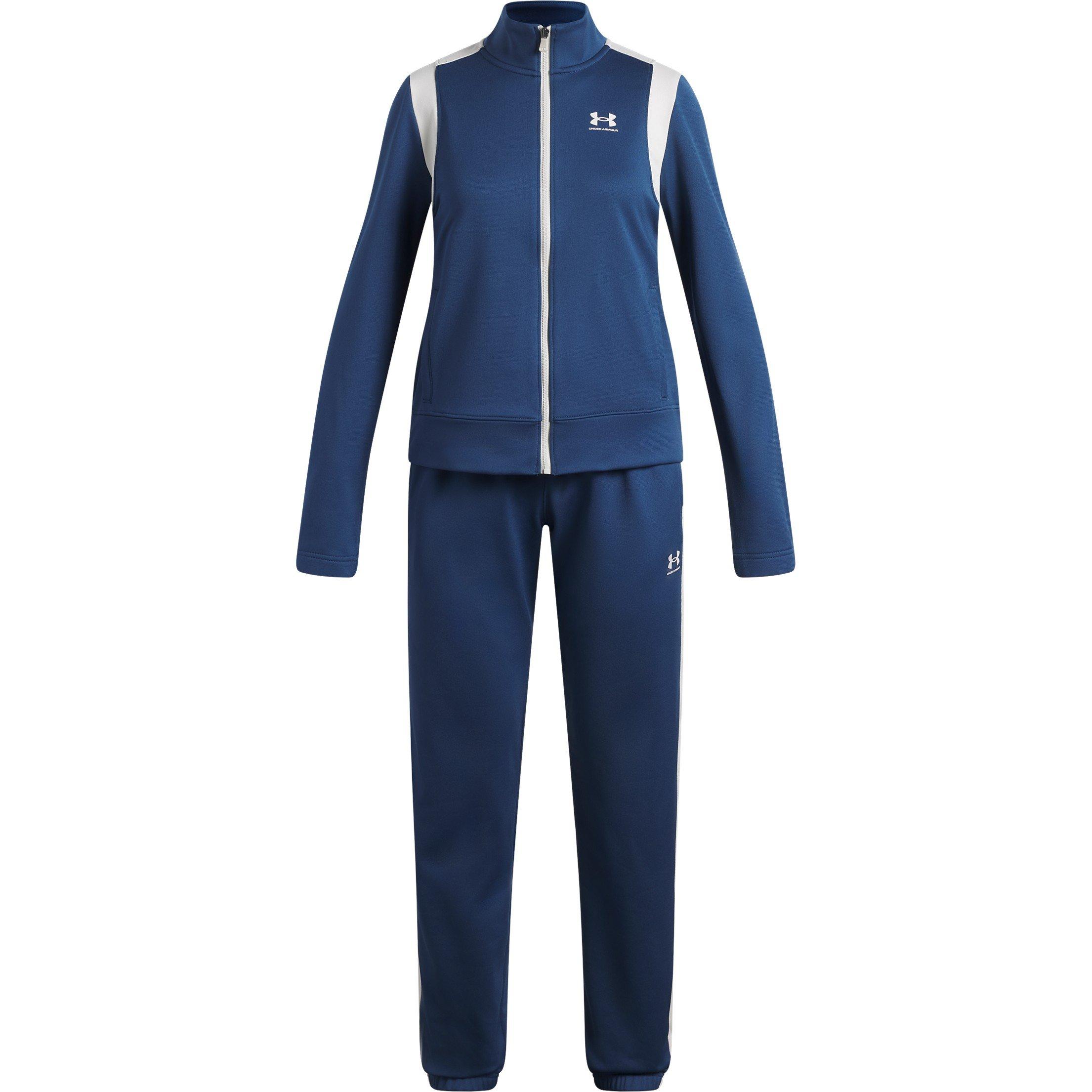 Under Armour Ua Knit Tracksuit Girls' In Navy / White