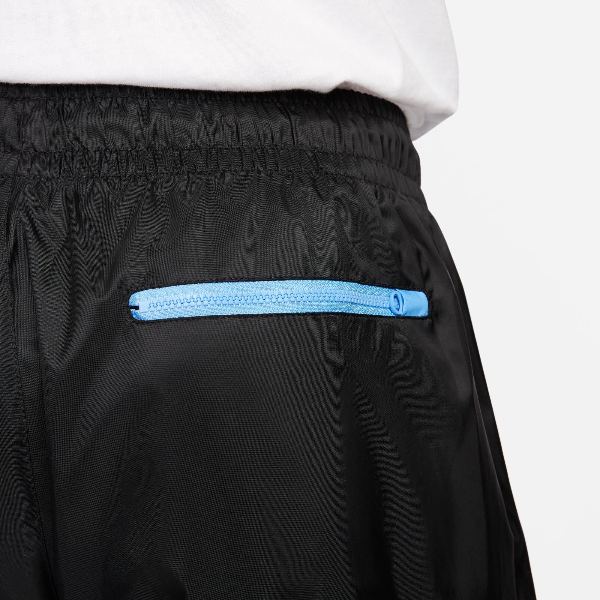 Preto/Azul - Nike - Windrunner Men's Woven Lined Pants - 4