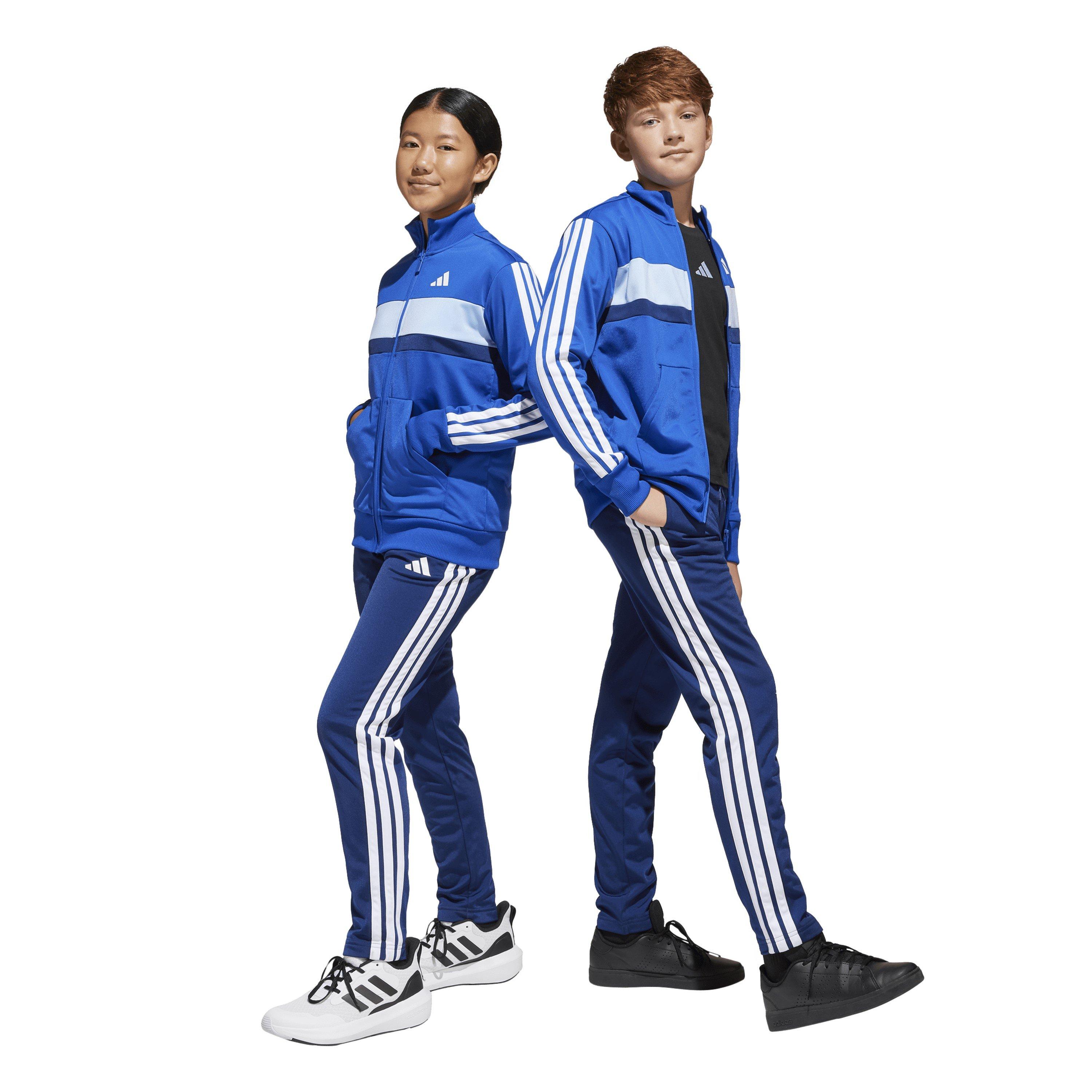 Blauw - adidas - 3s Essentials Tiberio Tracksuit - 2