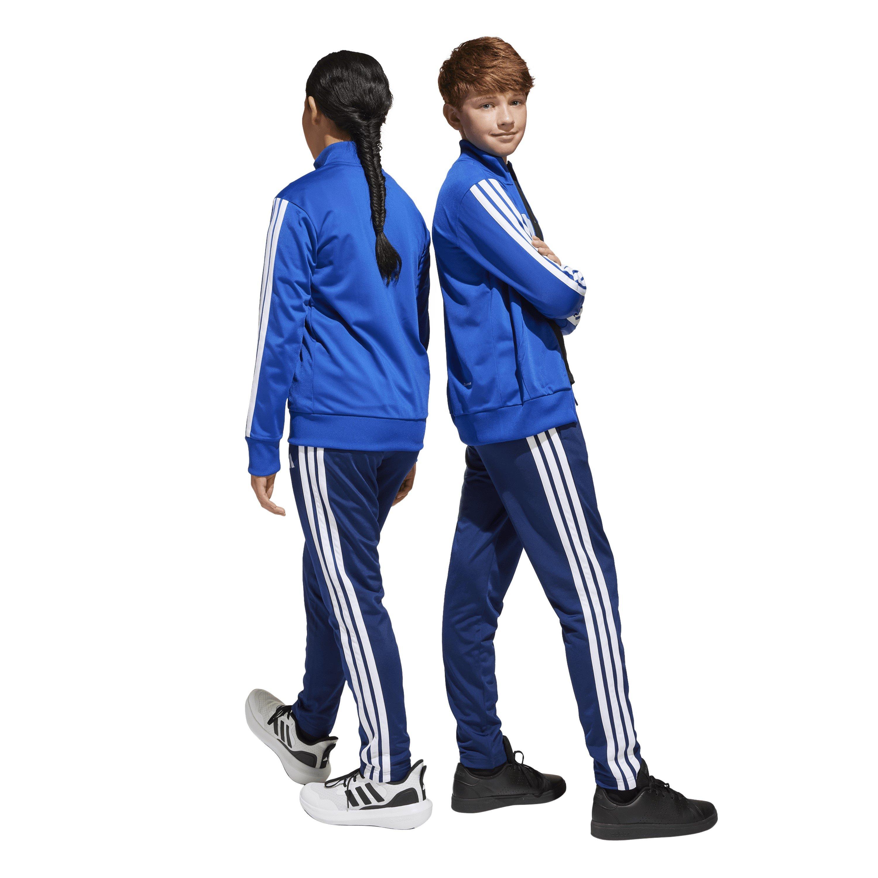 Blauw - adidas - 3s Essentials Tiberio Tracksuit - 3