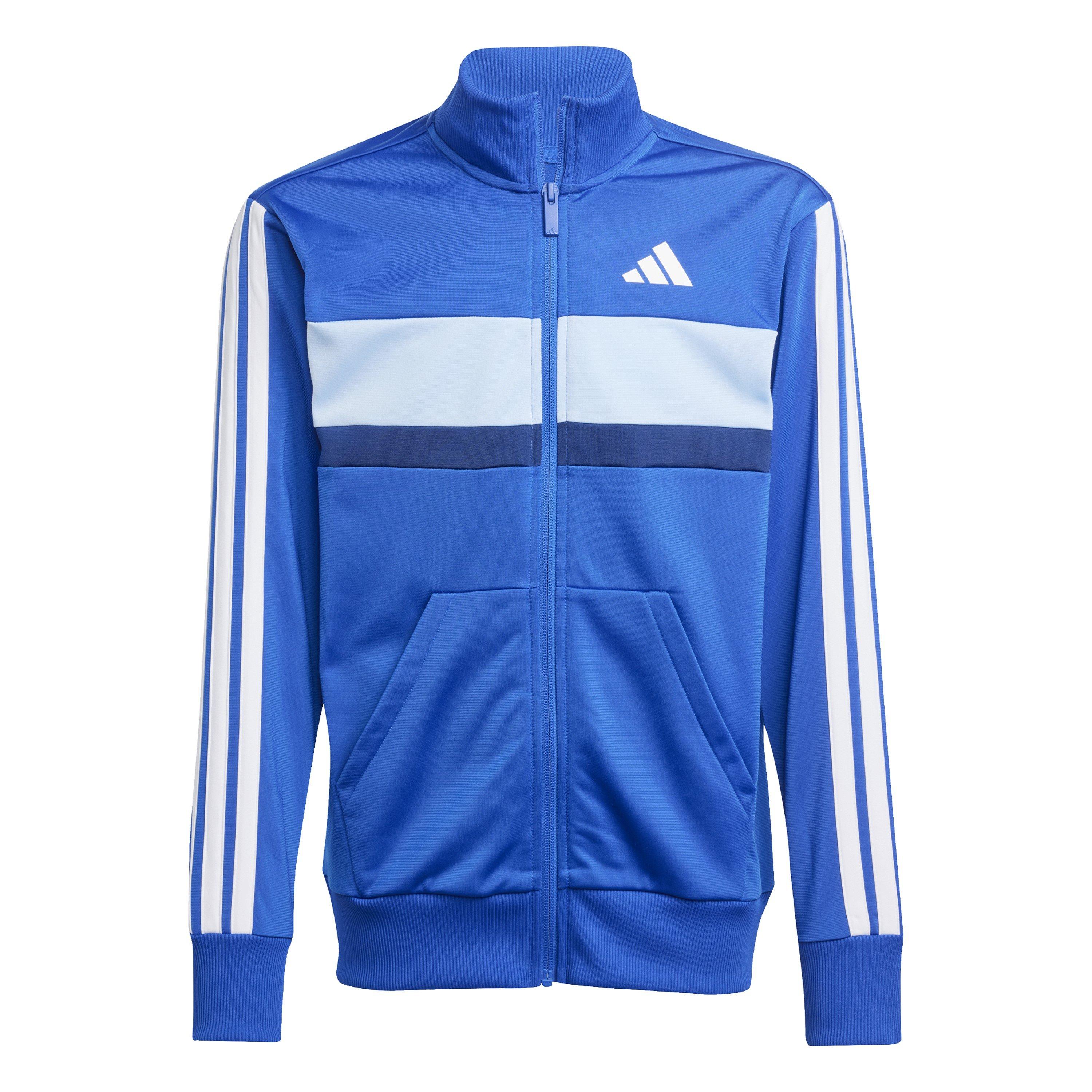 Blauw - adidas - 3s Essentials Tiberio Tracksuit - 6