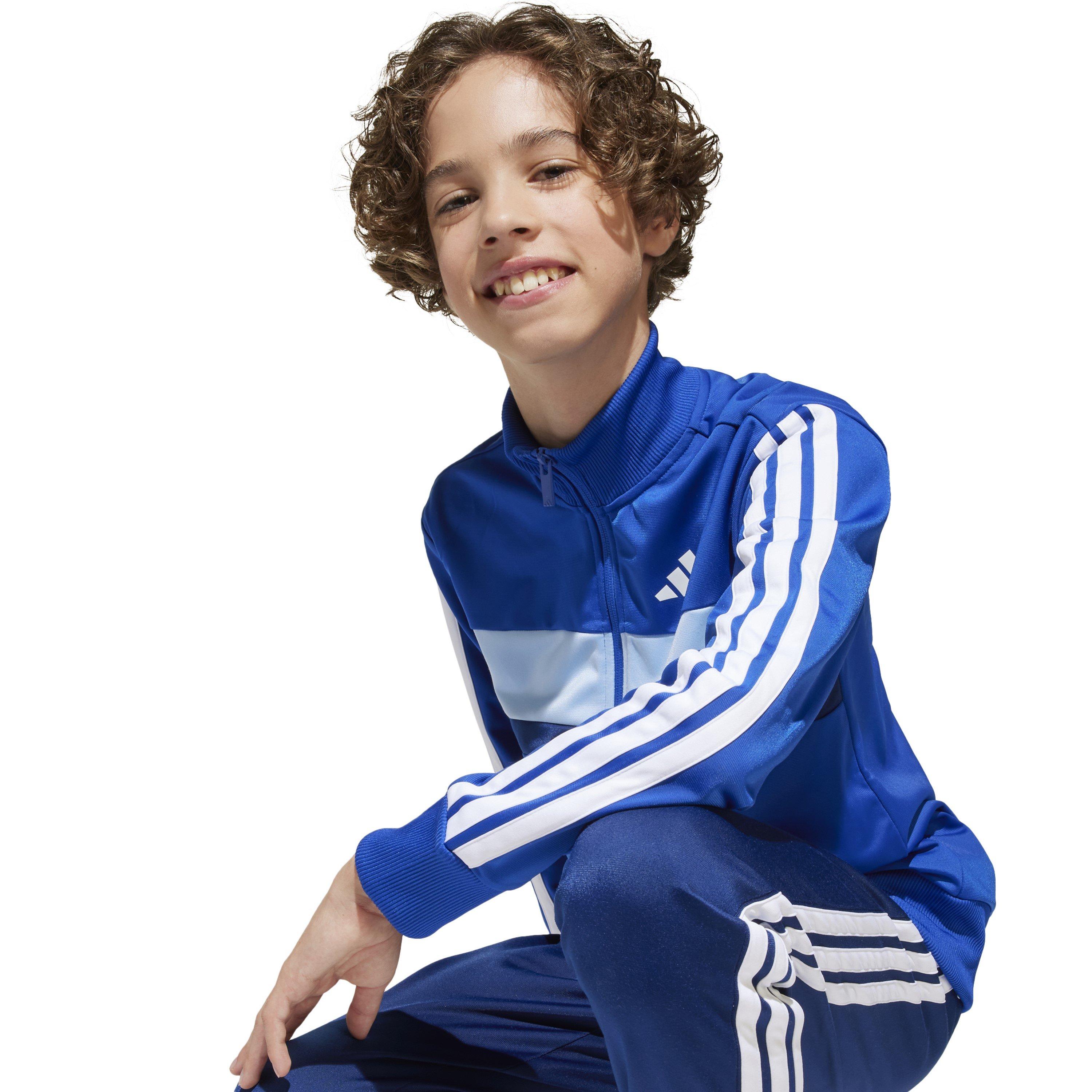 Blauw - adidas - 3s Essentials Tiberio Tracksuit - 9