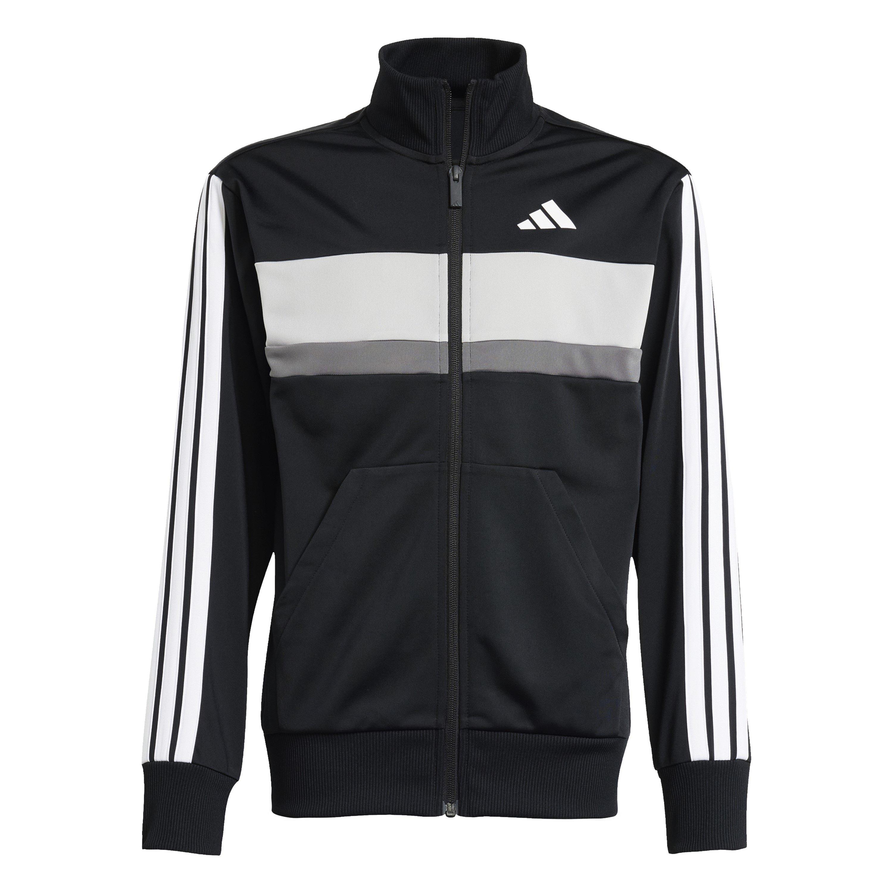 Nero/Grigio/Bianco - adidas - Essentials Tiberio Tracksuit - 6