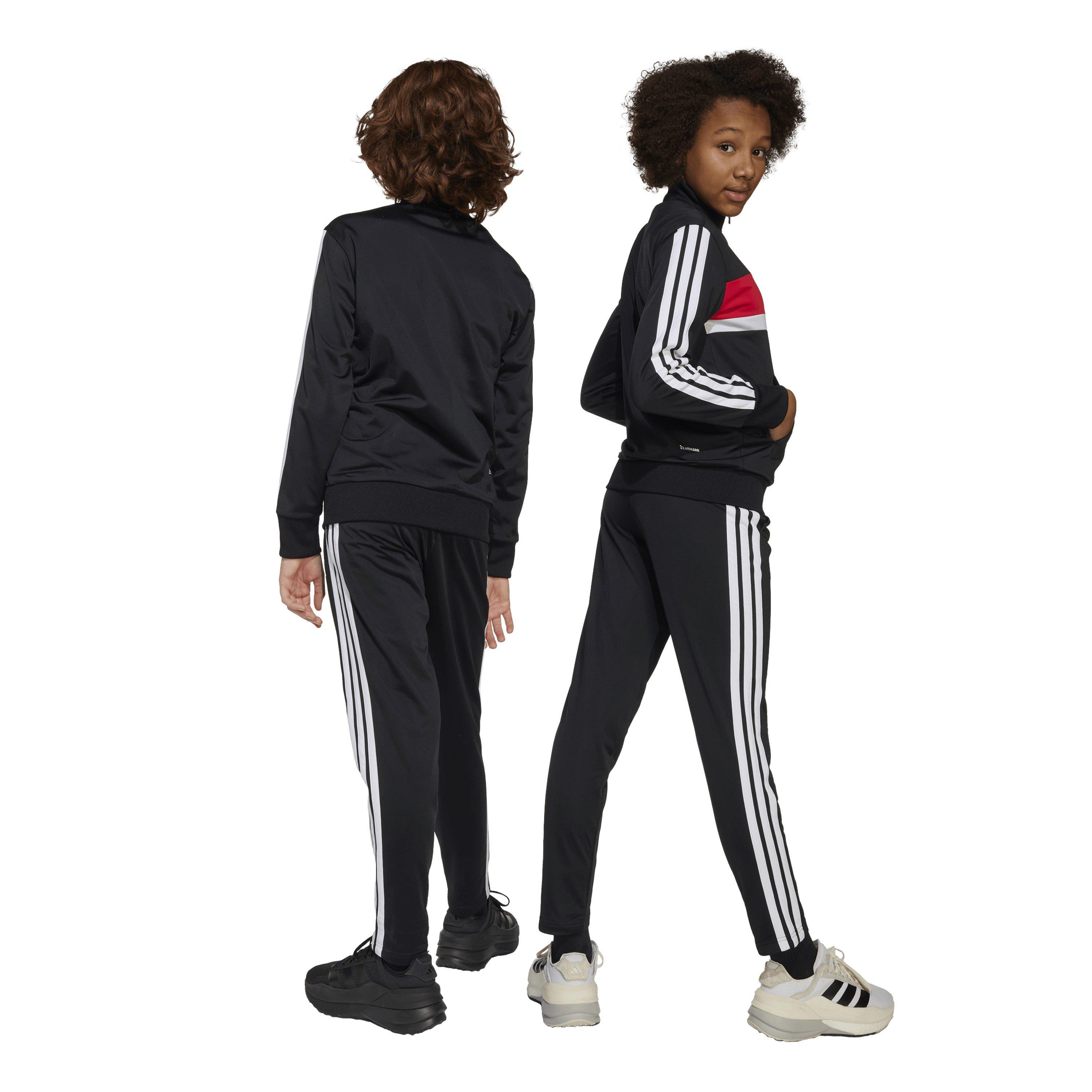 Nero/Rosso - adidas - 3s Essentials Tiberio Tracksuit - 3