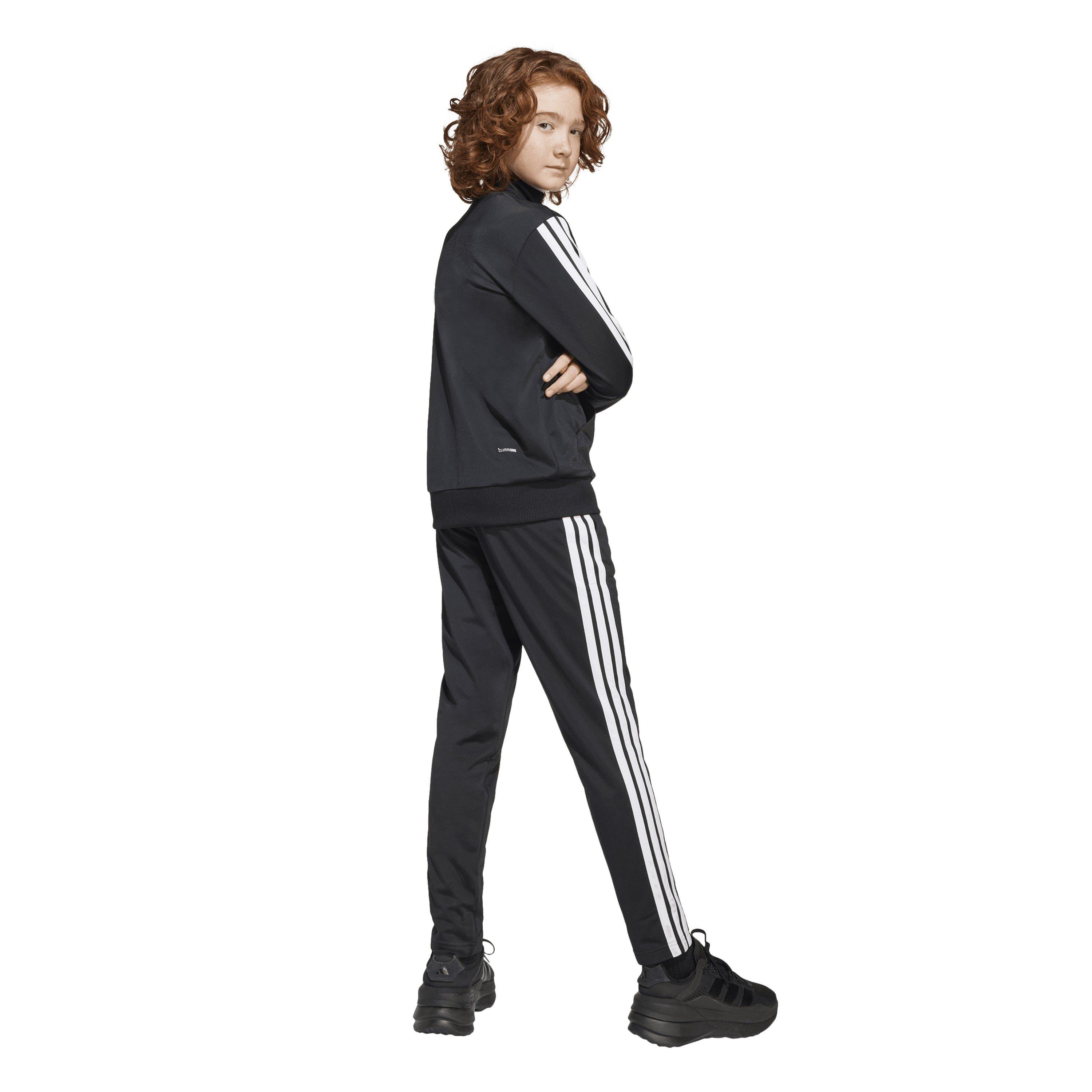 Nero/Rosso - adidas - 3s Essentials Tiberio Tracksuit - 5