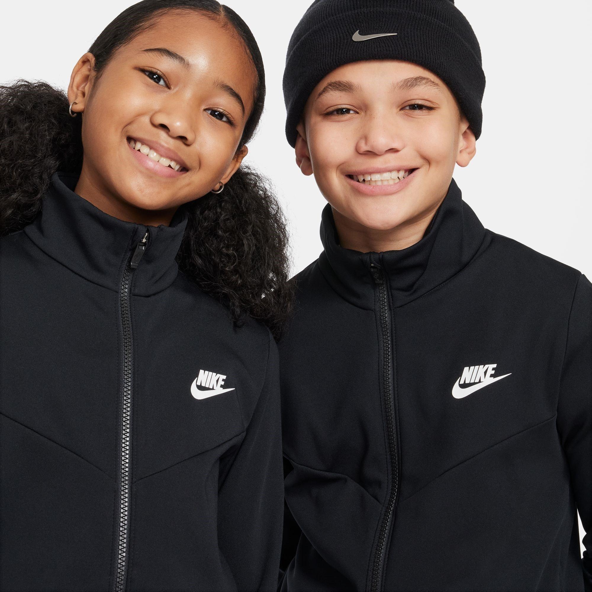Black/Blk/White - Nike - Sportswear 2 Piece Juniors Tracksuit - 5