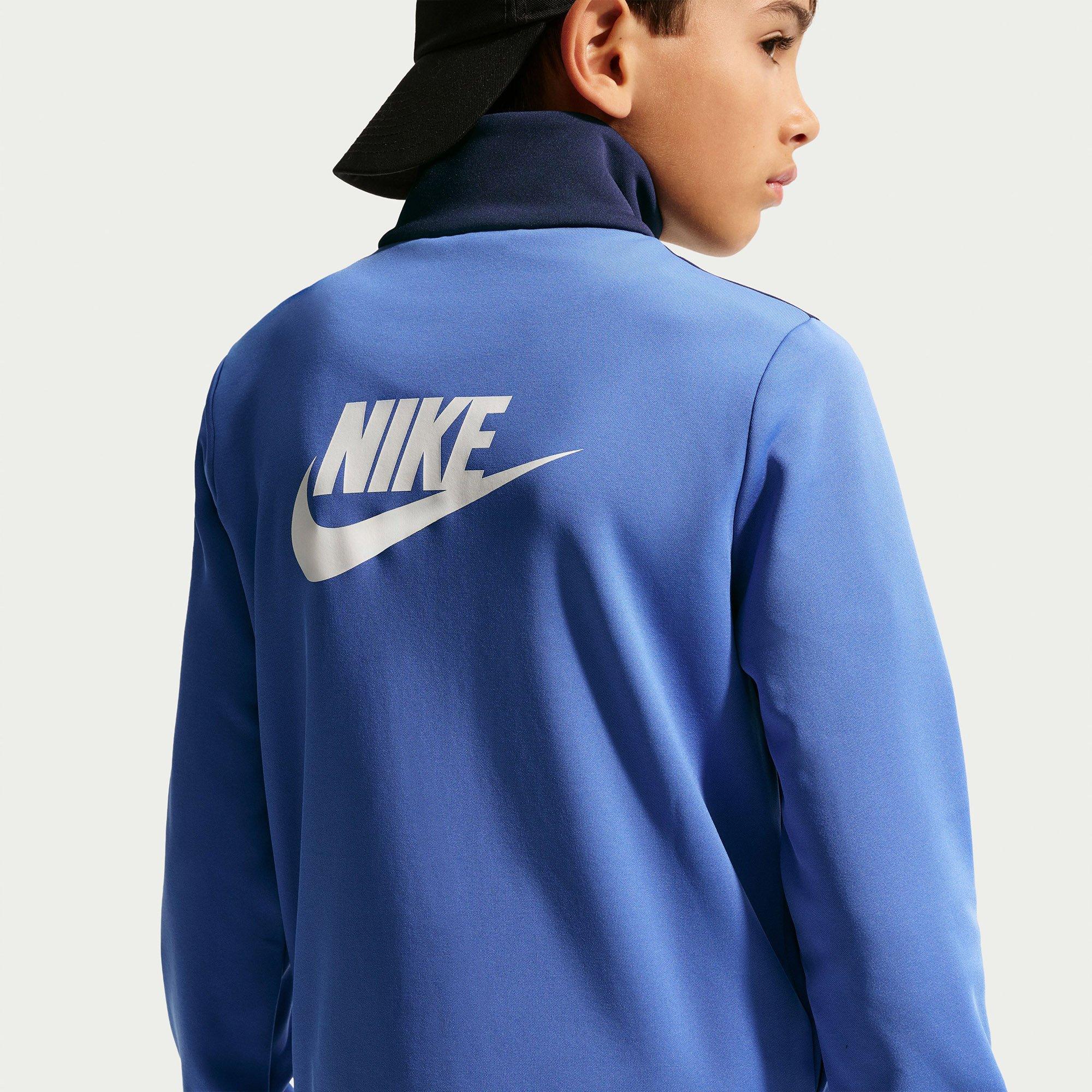 Navy/Blue/White - Nike - Sportswear 2 Piece Juniors Tracksuit - 5