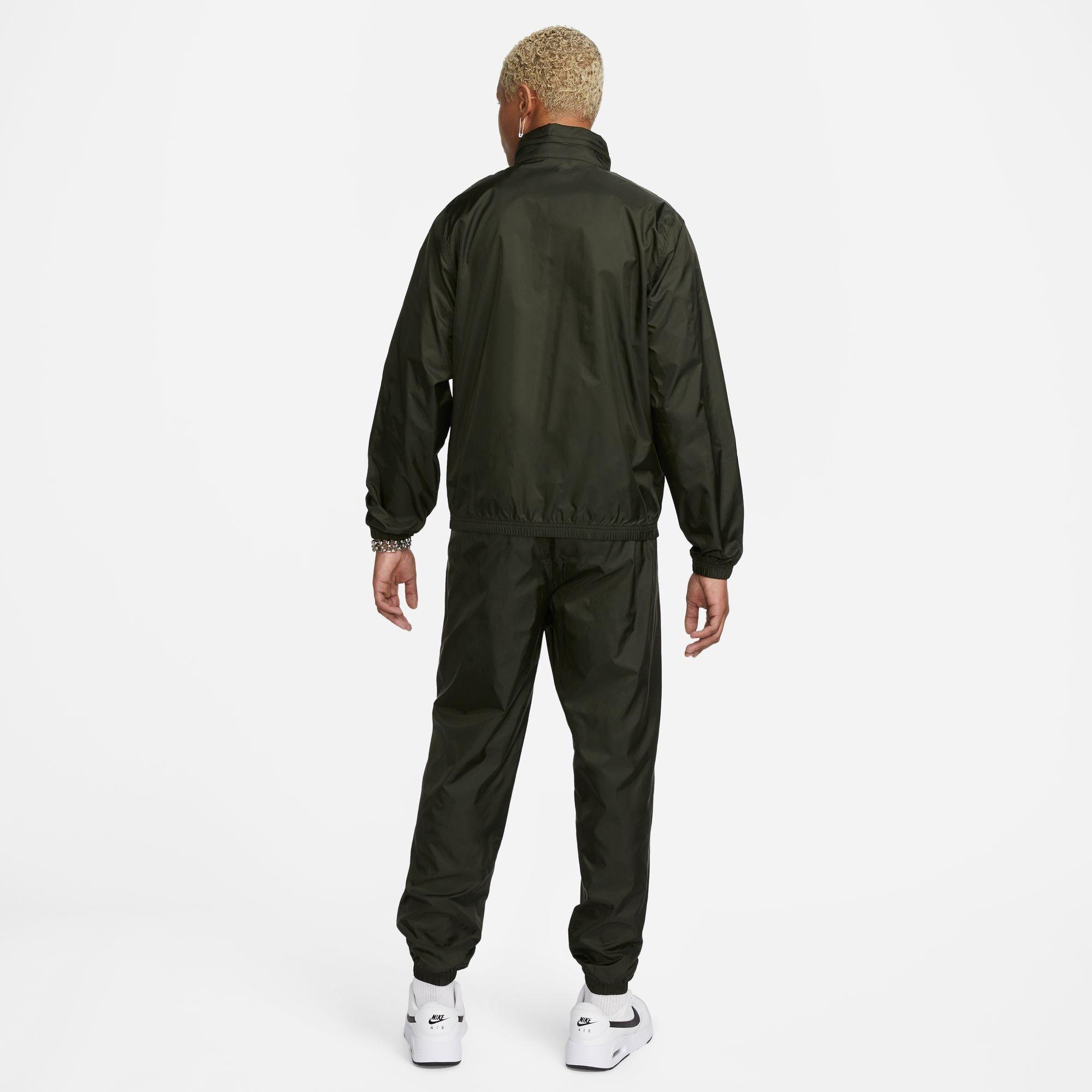 Sequoia/White - Nike - Sportswear Club Men's Lined Woven Track Suit - 2