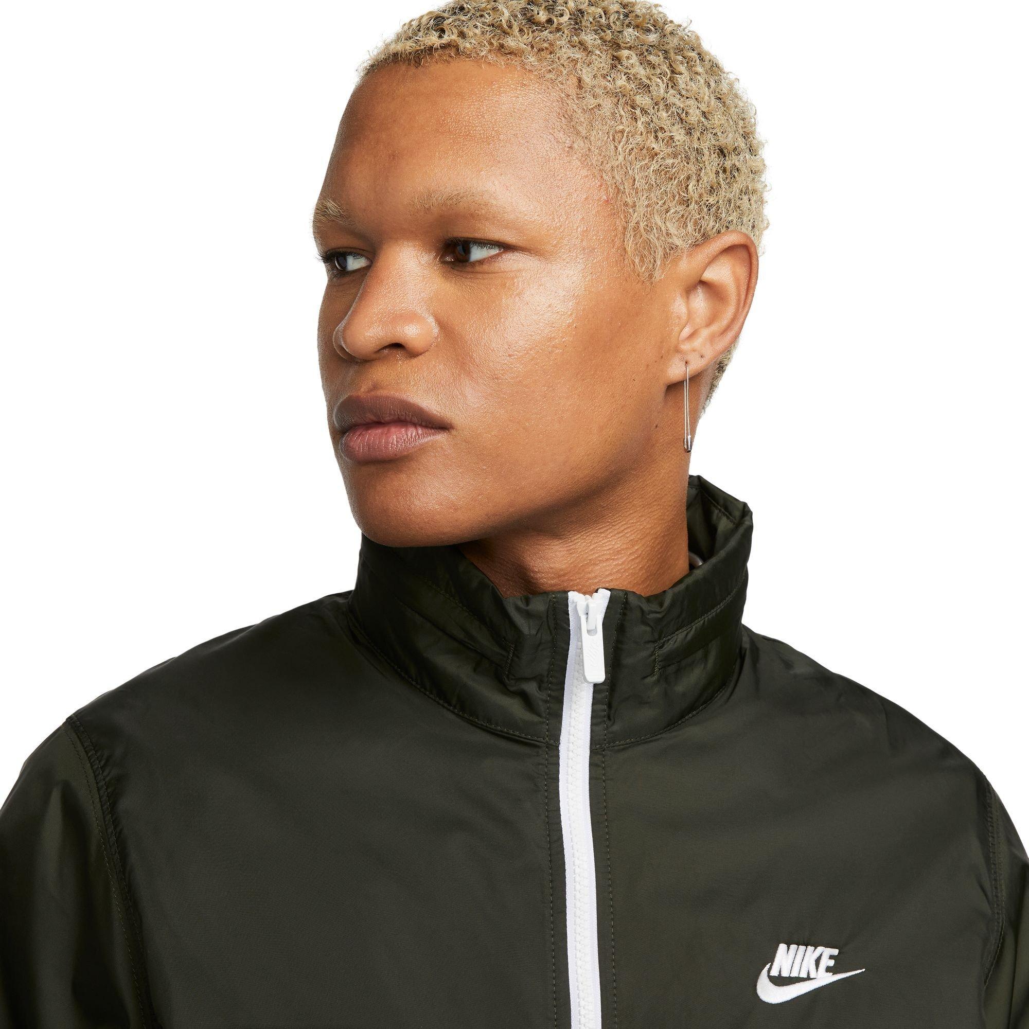 Sequoia/White - Nike - Sportswear Club Men's Lined Woven Track Suit - 3