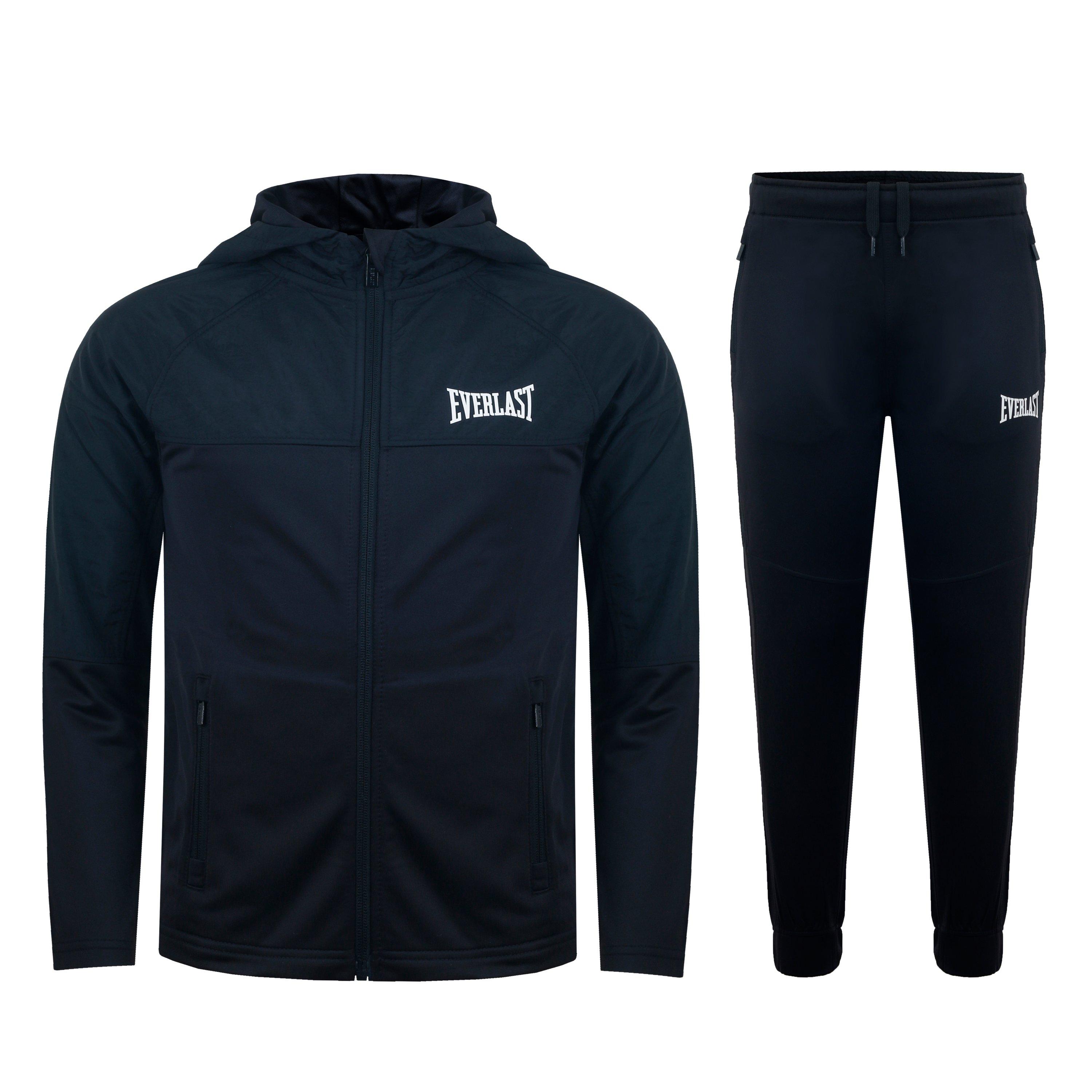 Zwart/Grijs - Everlast - Kids' Woven Tracksuit - 1