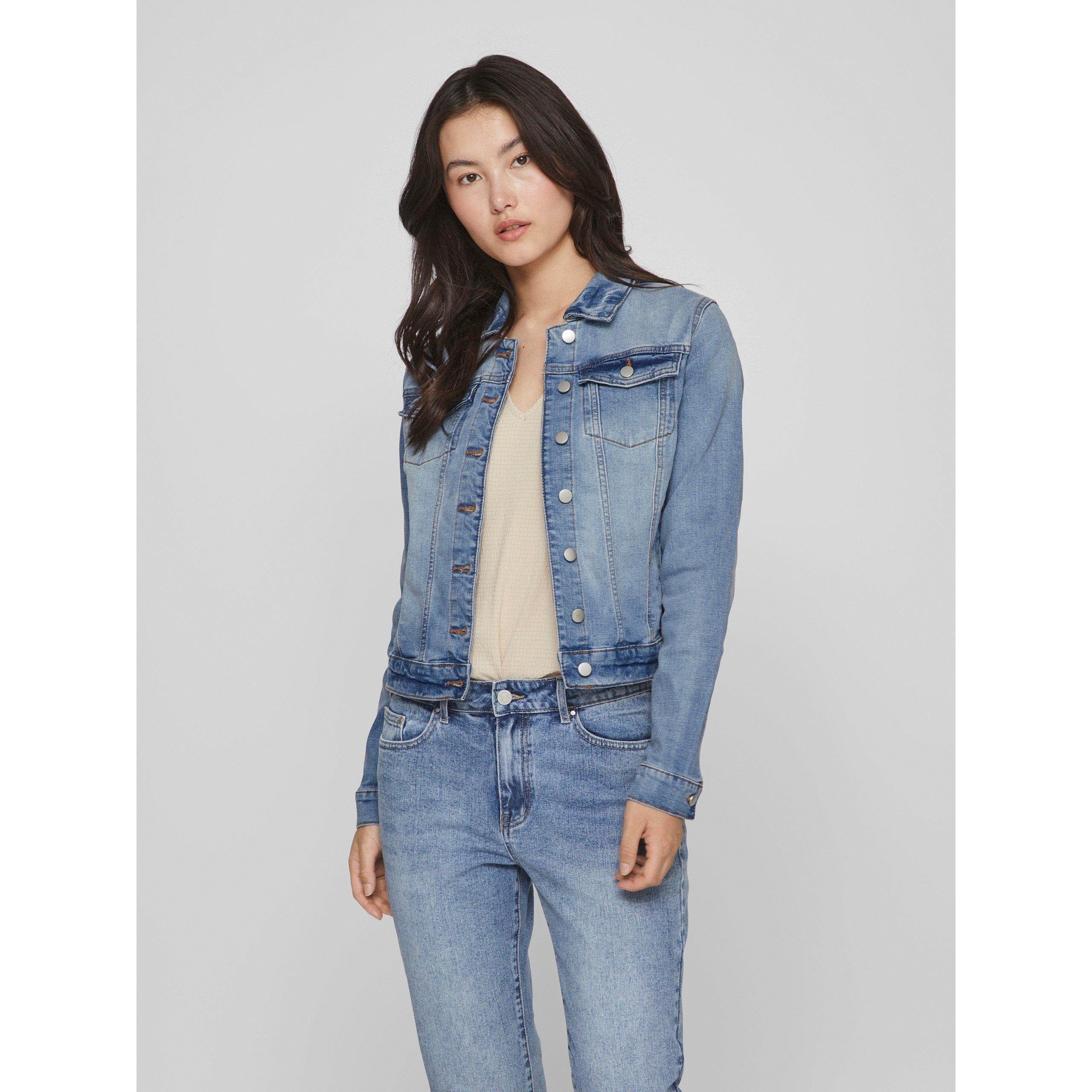 Lys Vask - Vila - Women's Show Cotton Long Sleeve Denim Jacket - 2